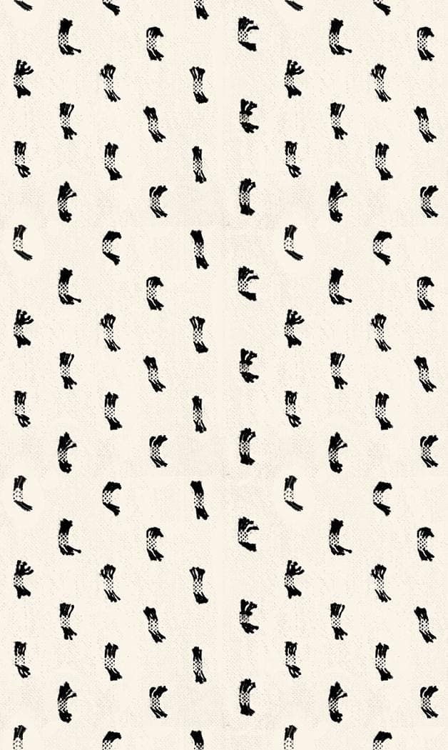 Warp Weft Ooh Lucky Lucky Flicker Wovens Natural Black RS4128 11 By Alexia Abegg for Ruby Star Society- Moda- 1/2 Yard