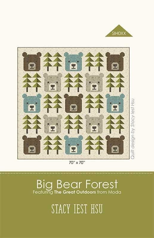 Big Bear Forest- Pattern G* SIH 095- 70" X 70"