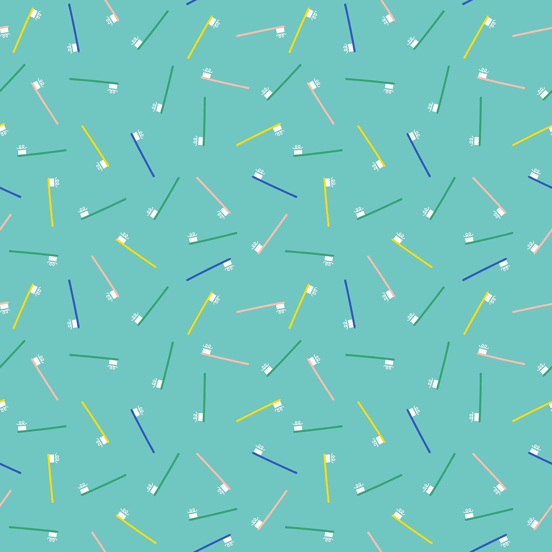 Whatnot  Brusha Brusha Turquoise RS1014 13  by Rashida Coleman Hale -Ruby Star Society - Moda- Half Yard