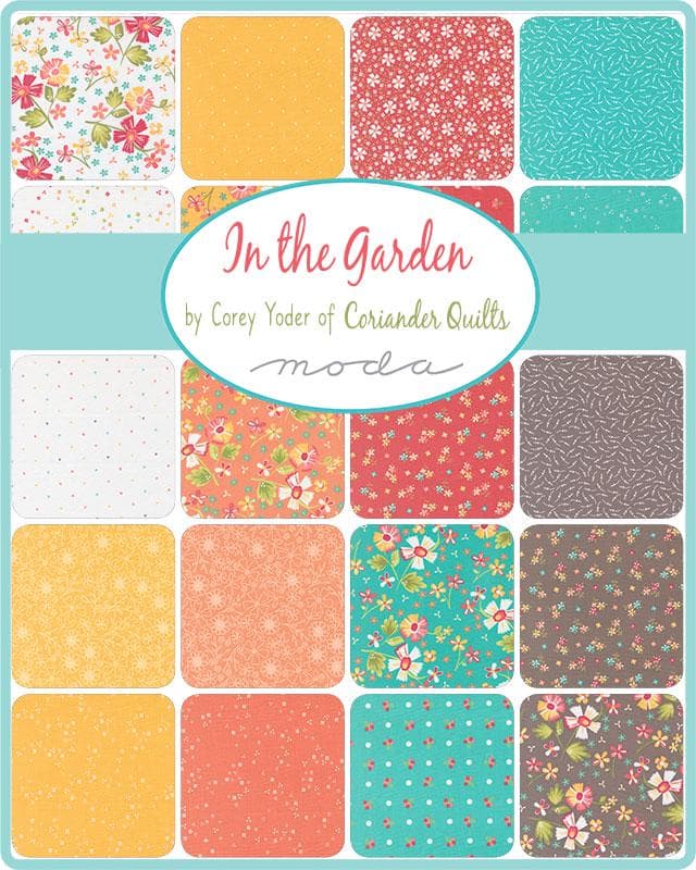 In The Garden Garden Sketch Off White White 29231 31 by Corey Yoder- Moda- 1/2 Yard - image 3