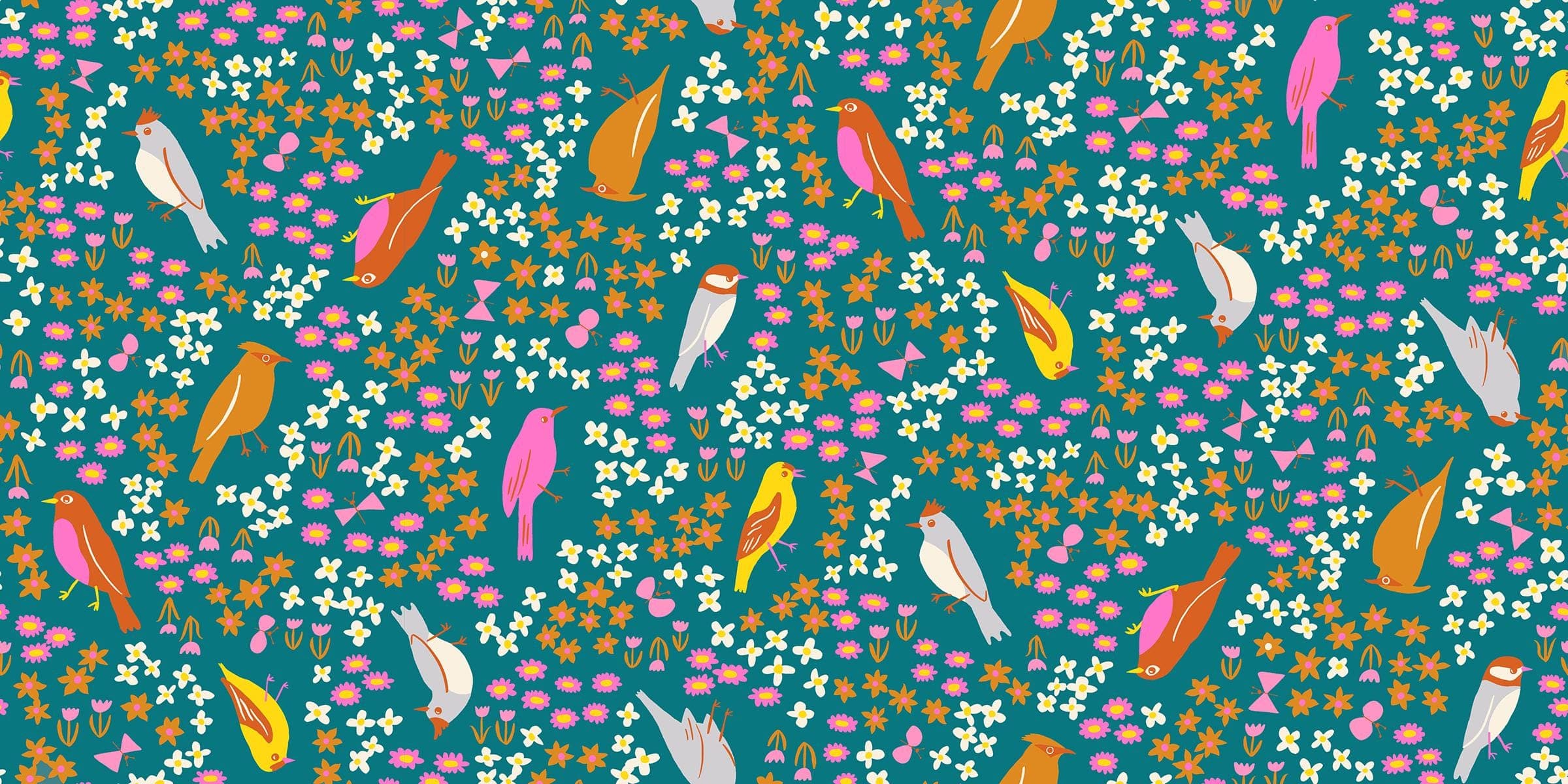 Bird Is The Word Spark Storytime RS3077 13  by Ruby Star Society - Moda - Half Yard