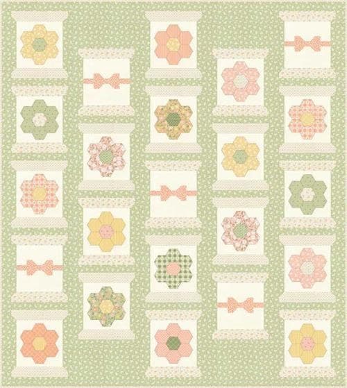 Sweet Spools Pattern by Heather Briggs -67 x 75"