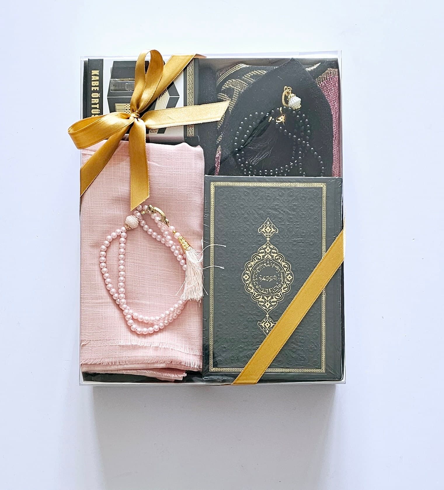 Personalized Islamic Gift Set: Quran, Prayer Rug, Tasbih, Oud - image 3