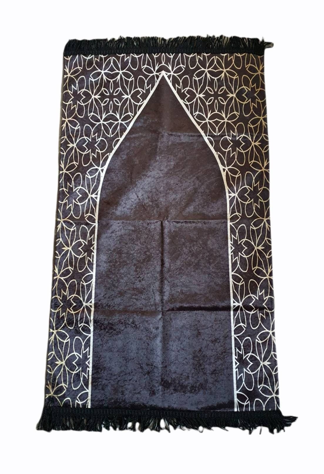 Personalized Embroidered Prayer Mat Gift Set: Islamic Tasbih, Woven Rug - image 5
