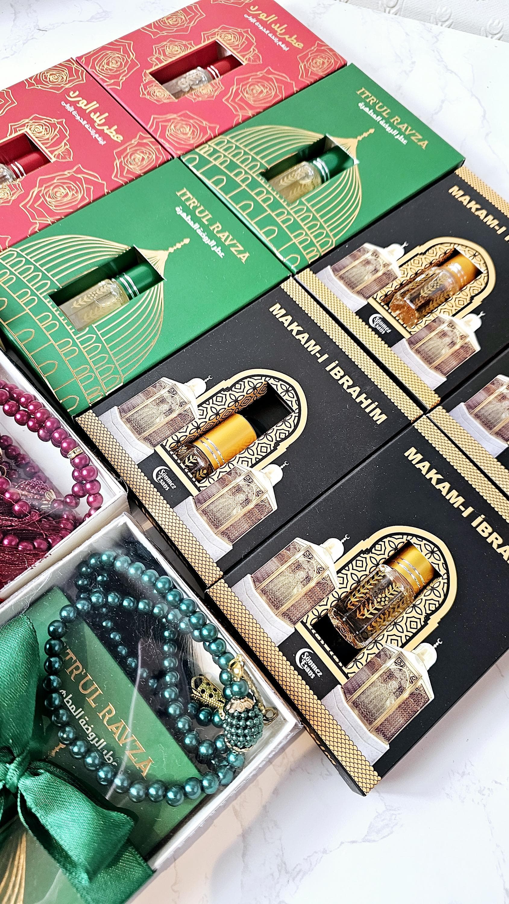 Islamic Essence Ramadan Gift Maqam Ibrahim Oud Attar Al Ka'ba Muslim Oud Oil Kaaba Perfume Itr'ul Ravza Eid Gift Muslim Favours Rose Scent, Islamic favors, Islamic wedding gifts, Wedding favours, wedding presents, scent favours, islamic presents