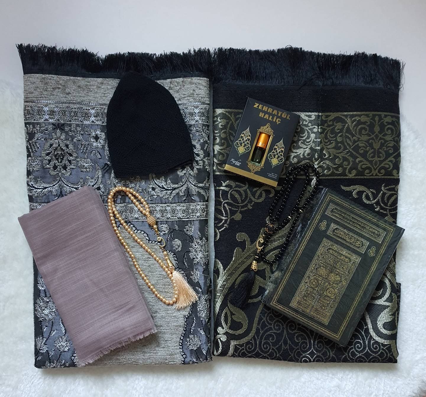 Islamic Wedding Gift Set | Quran, Prayer Rugs, Oud Perfume - image 4