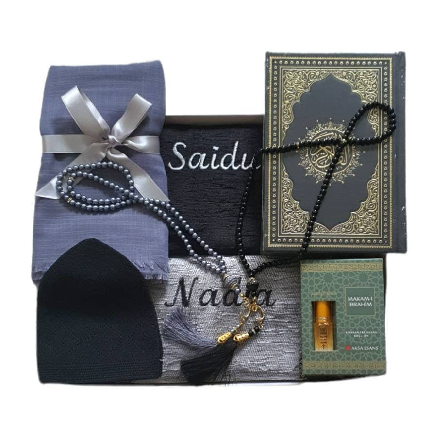 Islamic Wedding Gift Set | Quran, Prayer Rugs, Oud Perfume