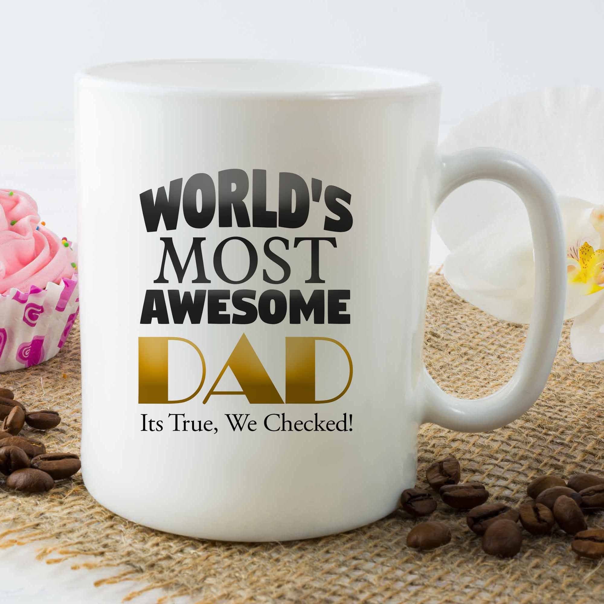 World's Most Awesome Dad Coffee Mug, Father's Day Gift