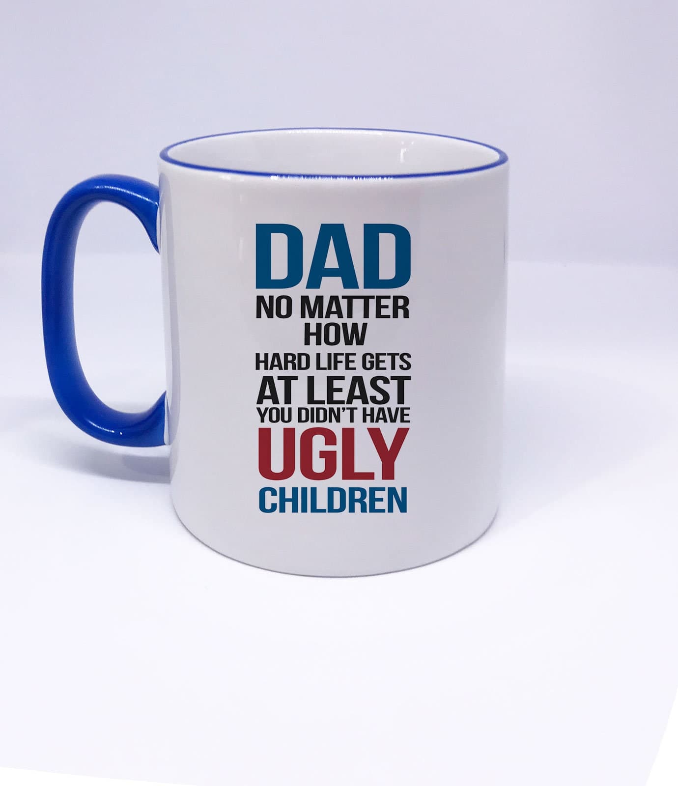 Father's Day gift mug blue