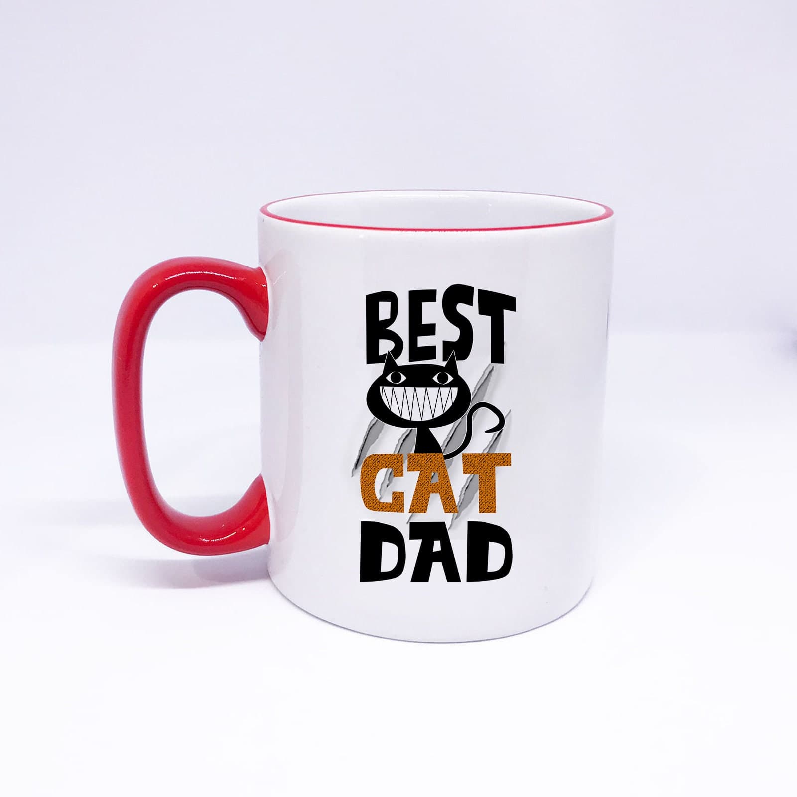 Best Cat Dad Mug – Printed Ceramic Coffee Cup - image 4