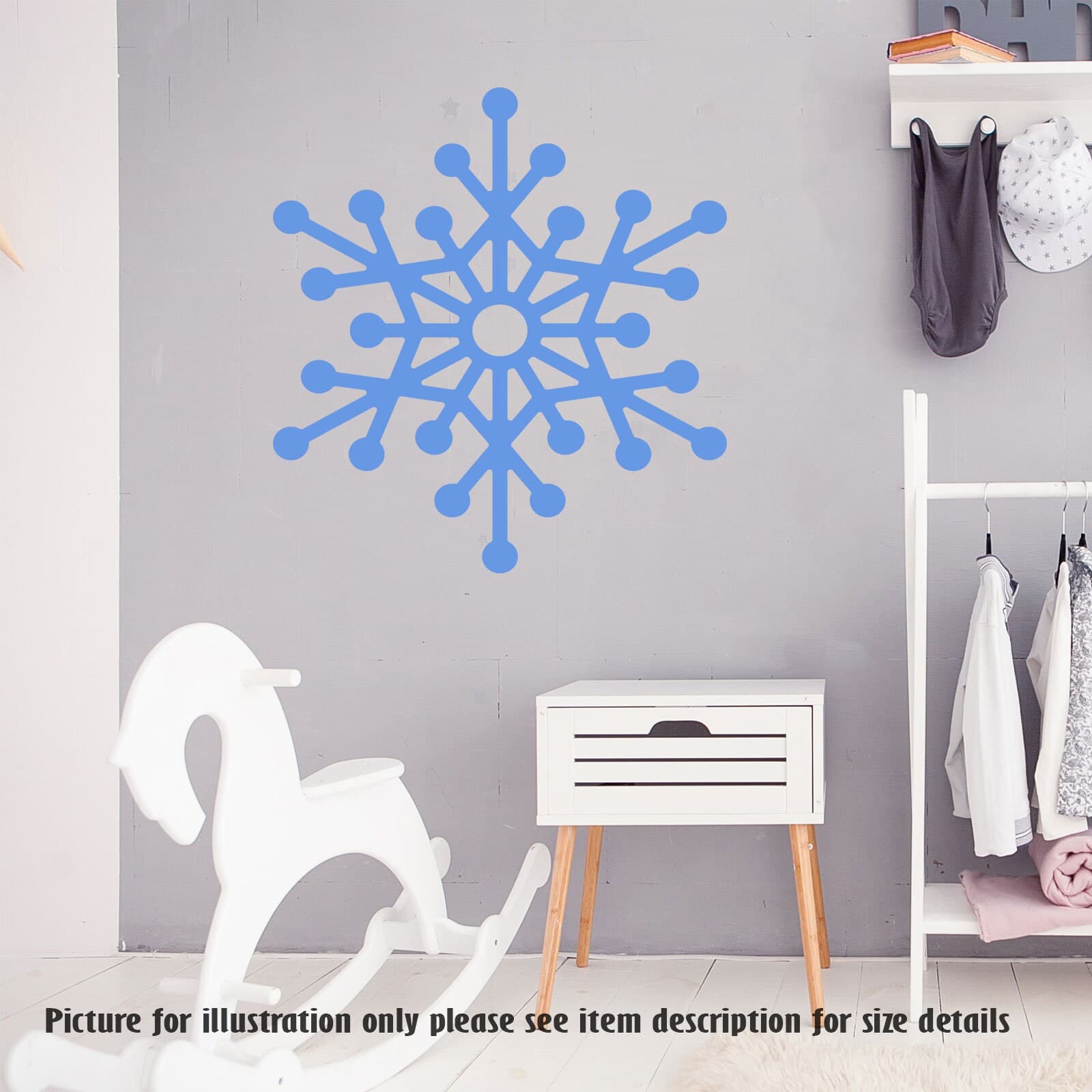 Christmas Snowflake Vinyl Wall Decals – Holiday Home Decor - image 5