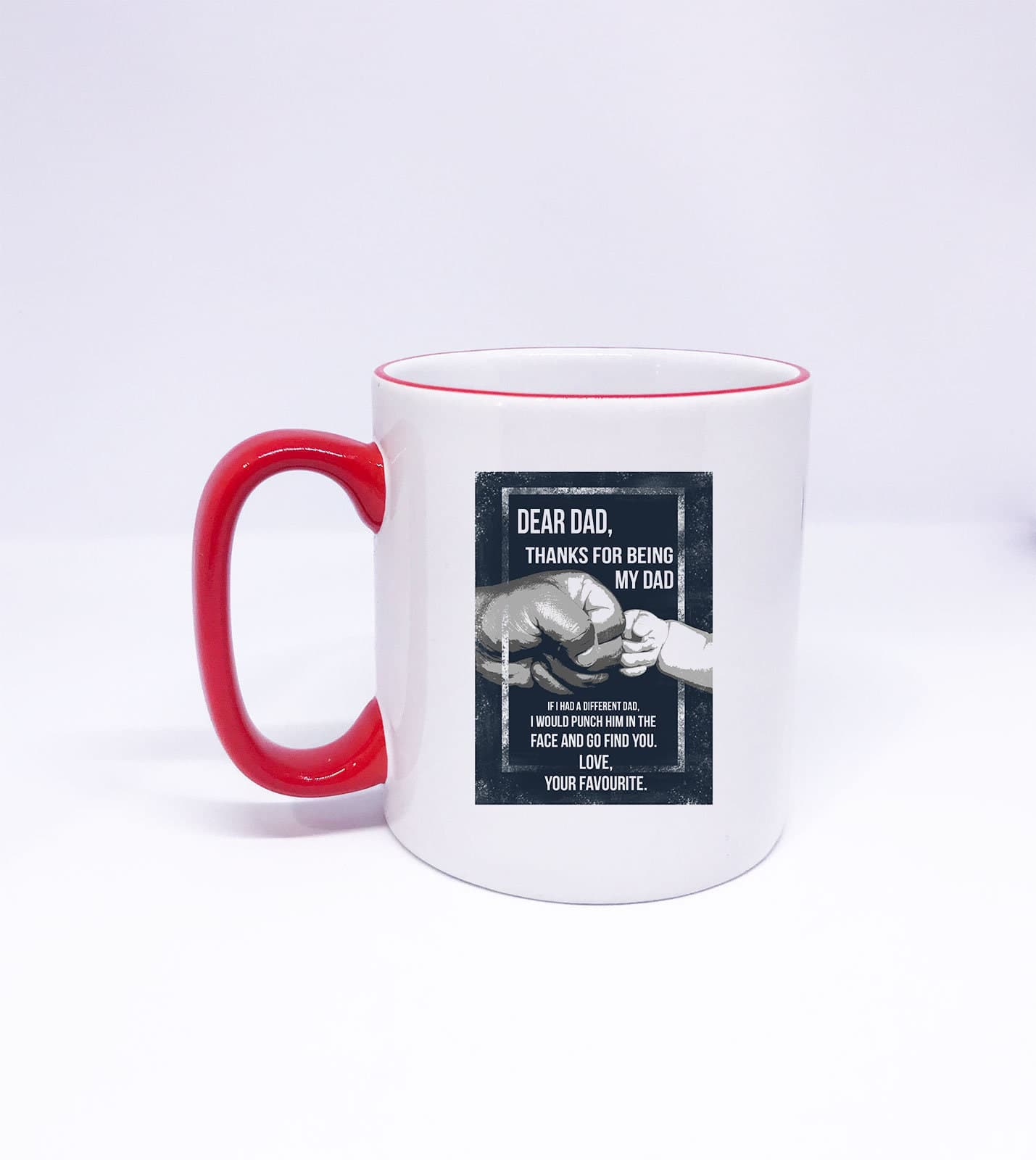 Funny Dad Coffee Mug, Father's Day Gift, 'Dear Dad' Quote