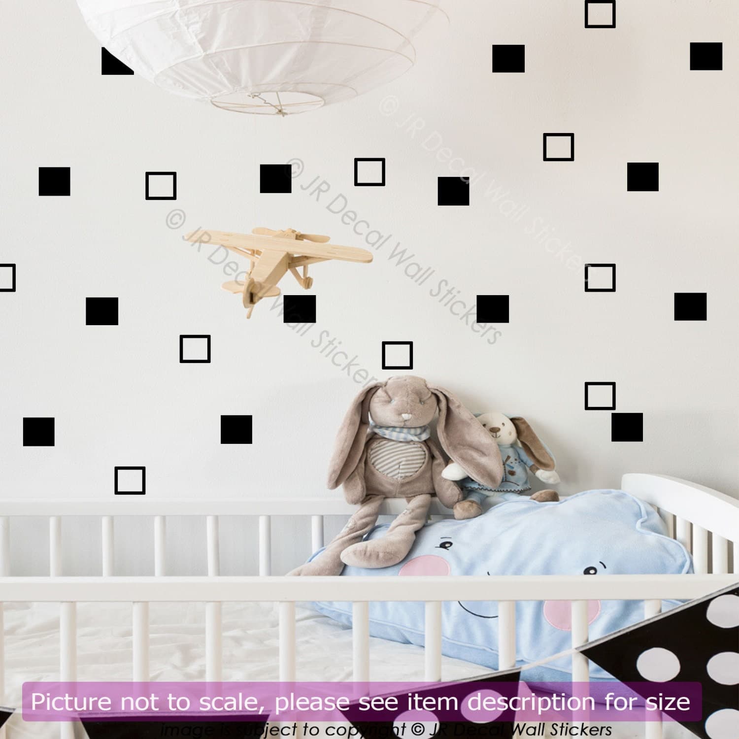 Square wall Stickers vinyl