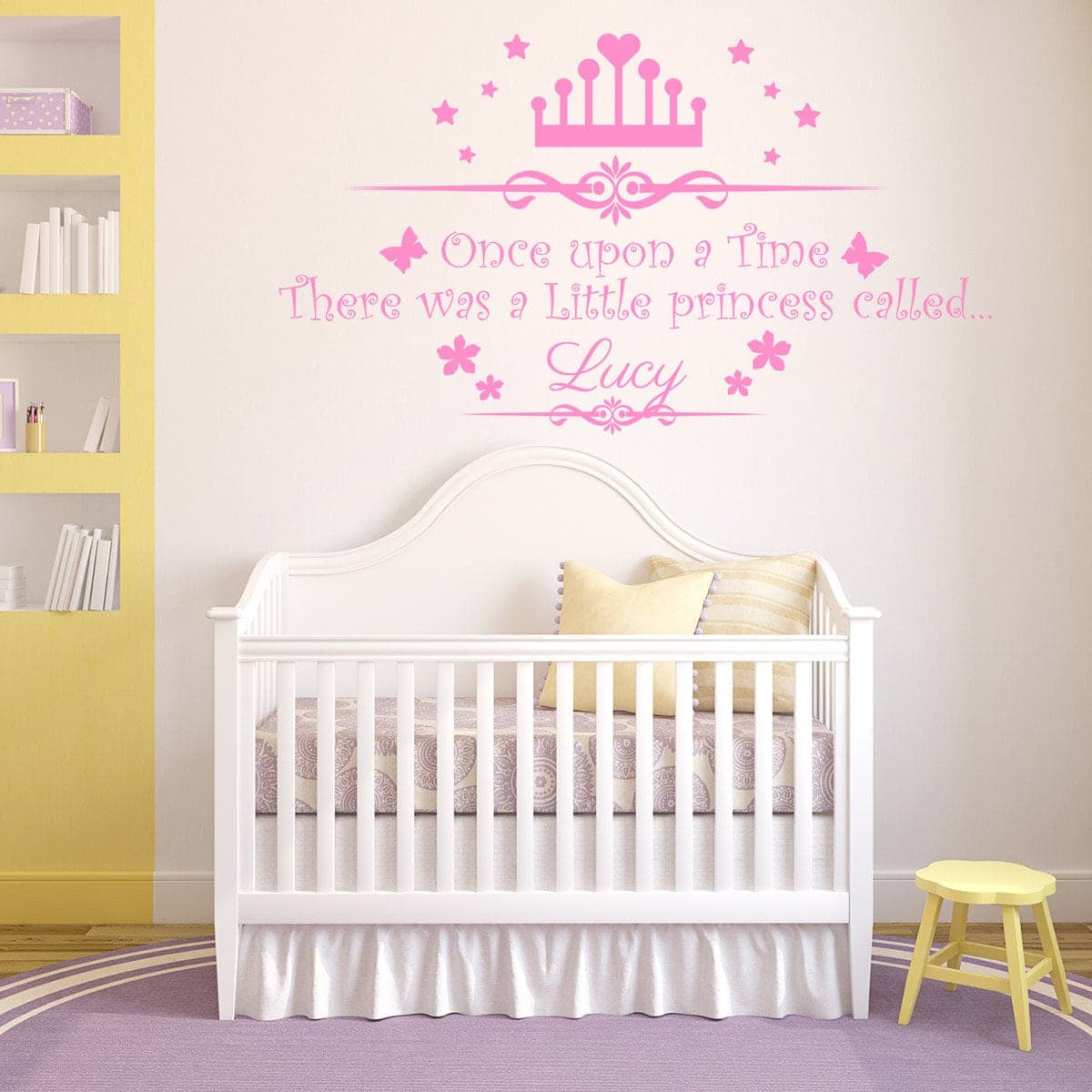 Personalized Princess Name Wall Decal, Nursery Decor - image 4