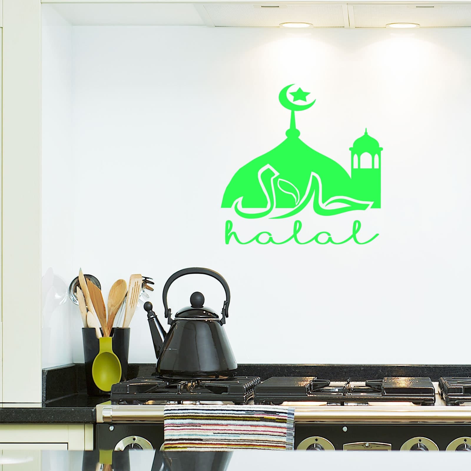 Halal Restaurant Vinyl Window Sticker, Food Outlet Sign - image 3