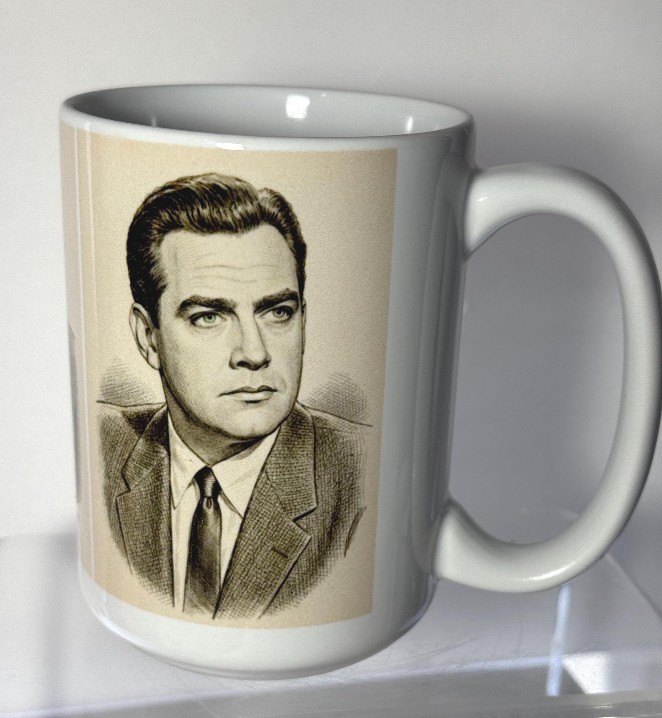 Perry Mason Large 15 Ounce Mug, Raymond Burr, Perry Mason Mug, - image 3