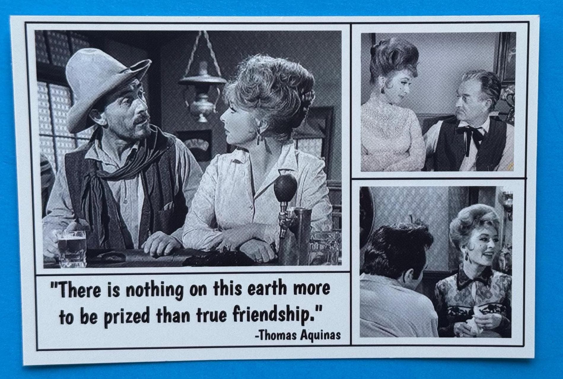 Gunsmoke TV Western Magnet: Miss Kitty, Friendship Quote - image 3