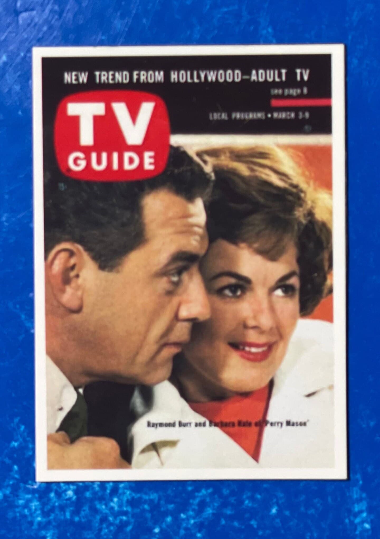 Perry Mason TV Guide Cover Magnets, Raymond Burr Fan Gift, TV Guides, Perry Mason Fan Gift, Barbara Hale, Hamilton Burger - image 4