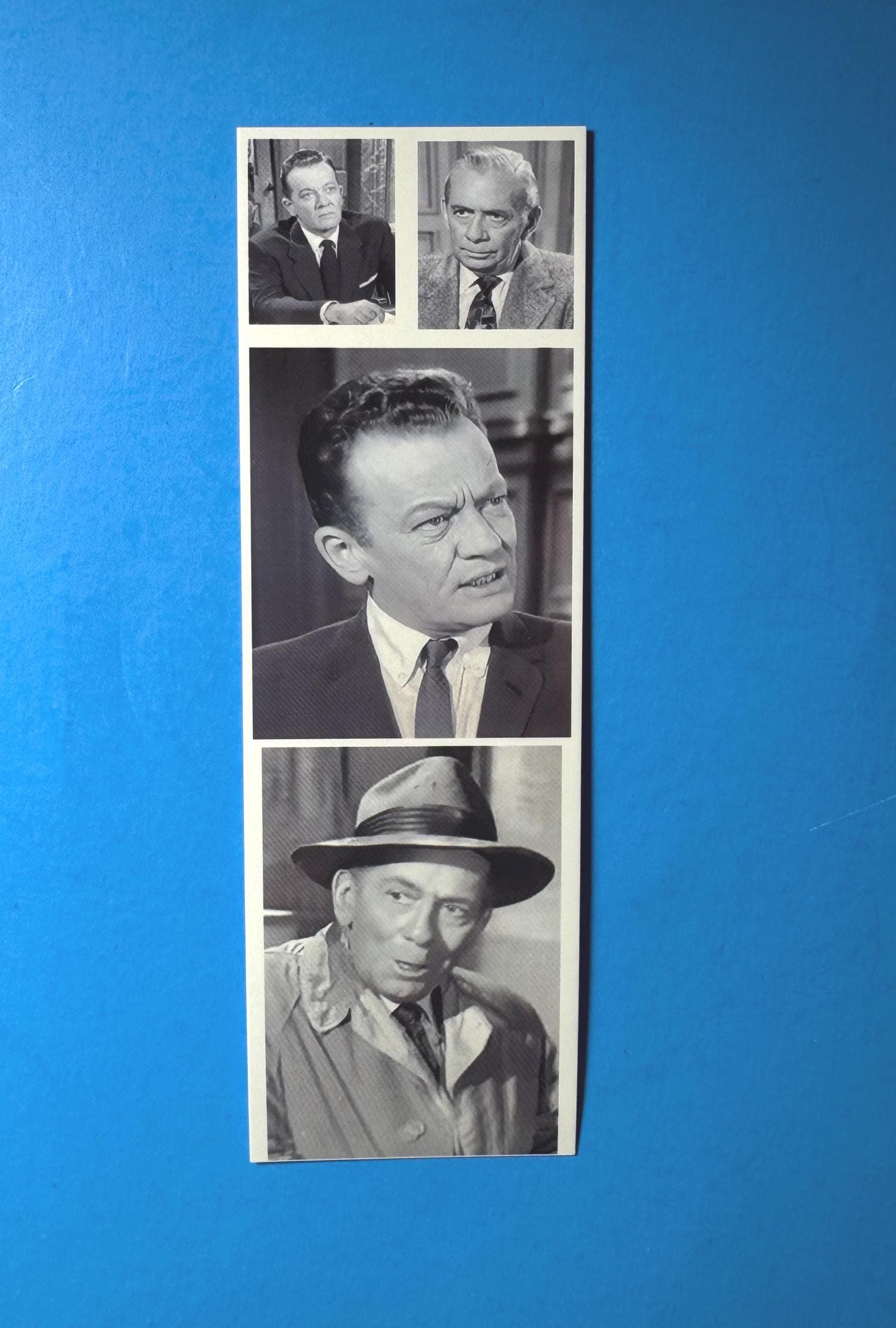 Perry Mason Bookmark Set, Hamilton Burger, Lt. Tragg Fan Gift, Ray Collins, Lt. Tragg Bookmark, Perry Mason, Raymond Burr - image 4