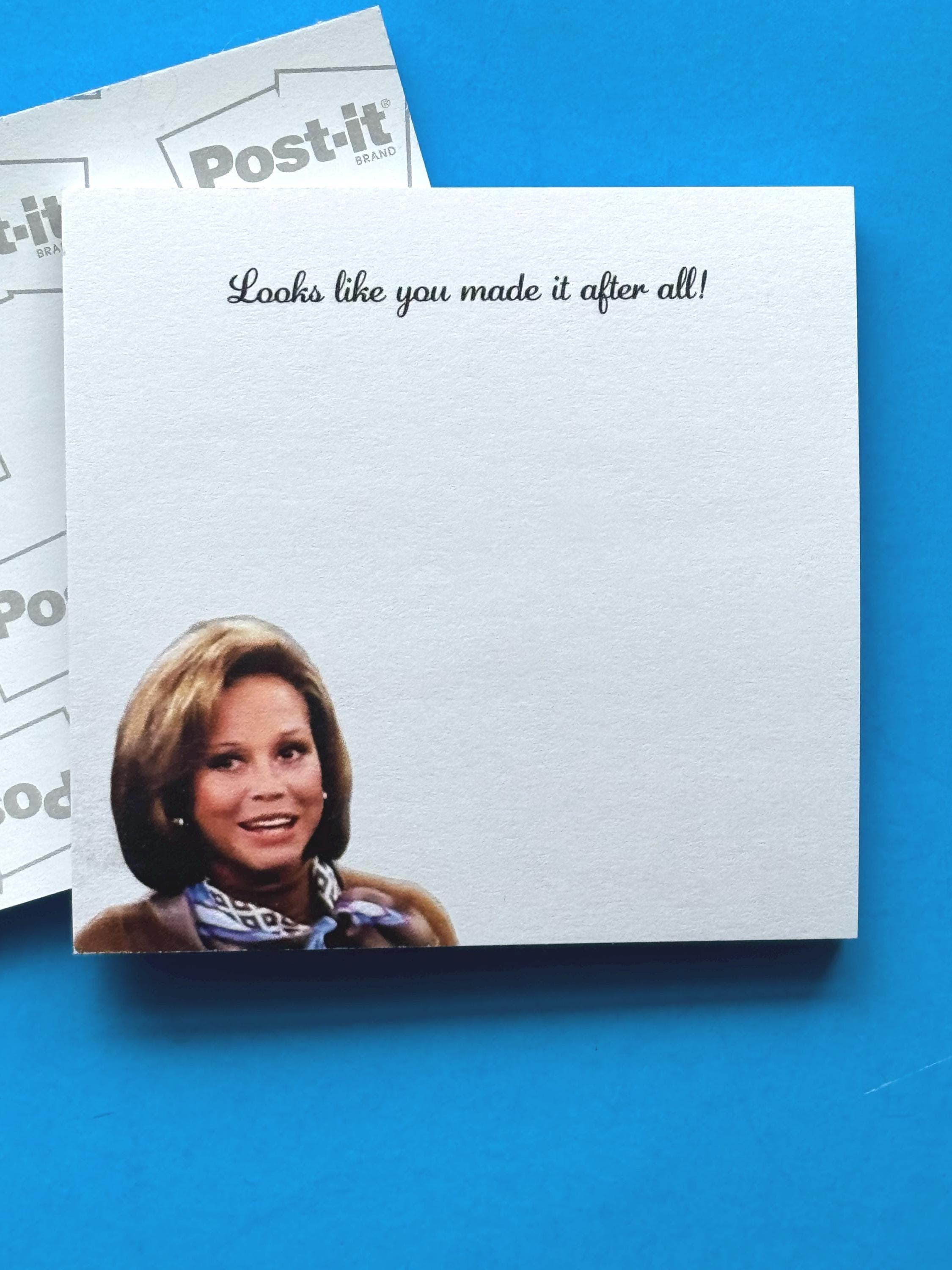 Mary Tyler Moore Show Post-It Notepad, Mary Tyler Moore Sticky Notes, Funny Baby Boomer Gift - image 3