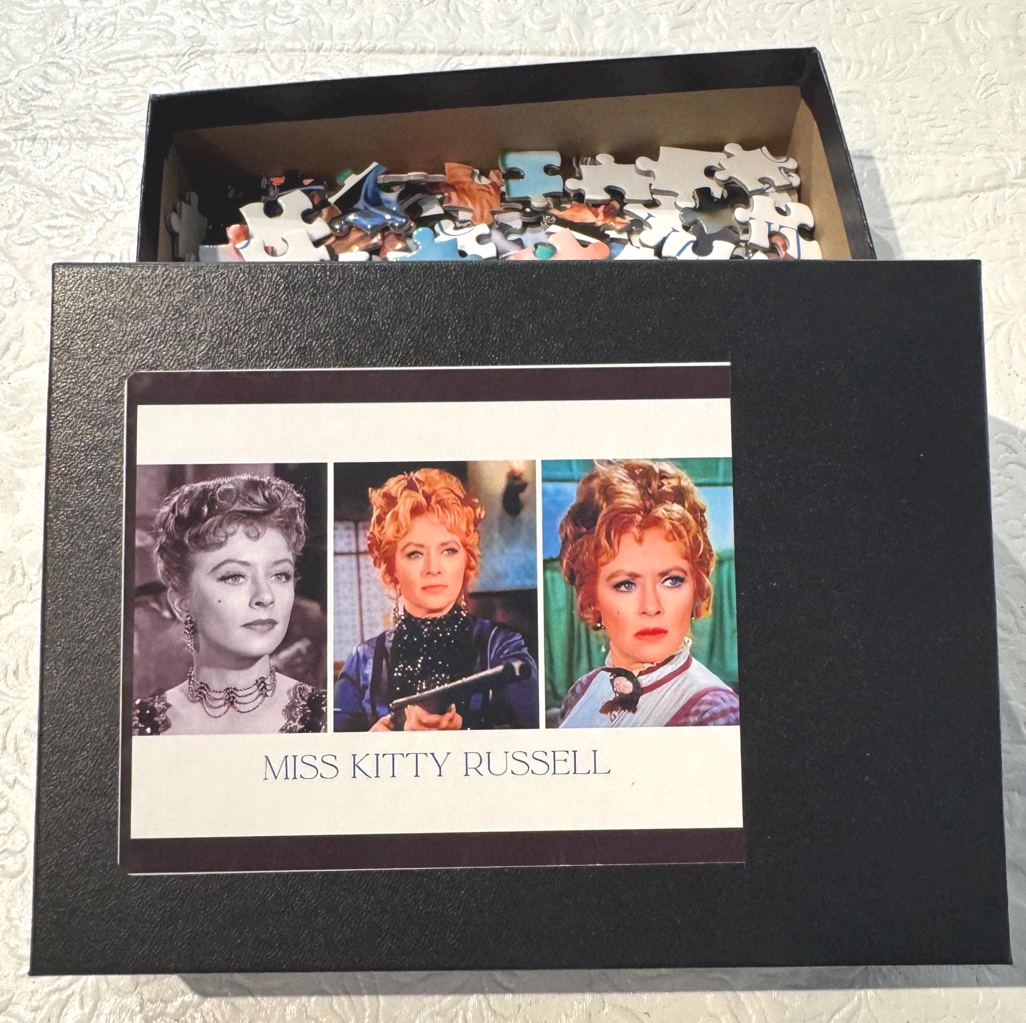 Gunsmoke Miss Kitty Jigsaw Puzzle & Magnet Set: Amanda Blake Fan Gift