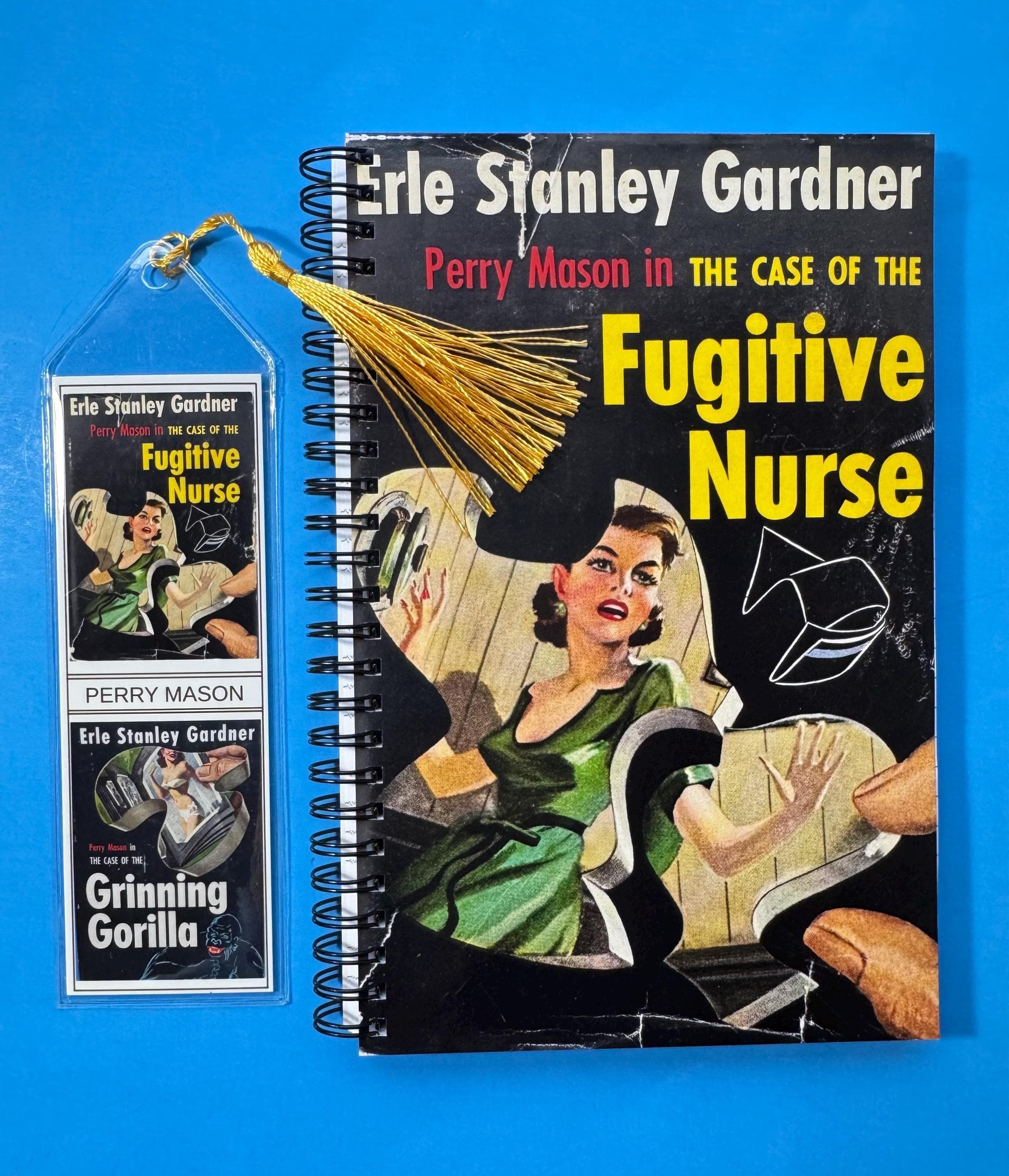 Perry Mason 'Fugitive Nurse' Notebook with Bookmark