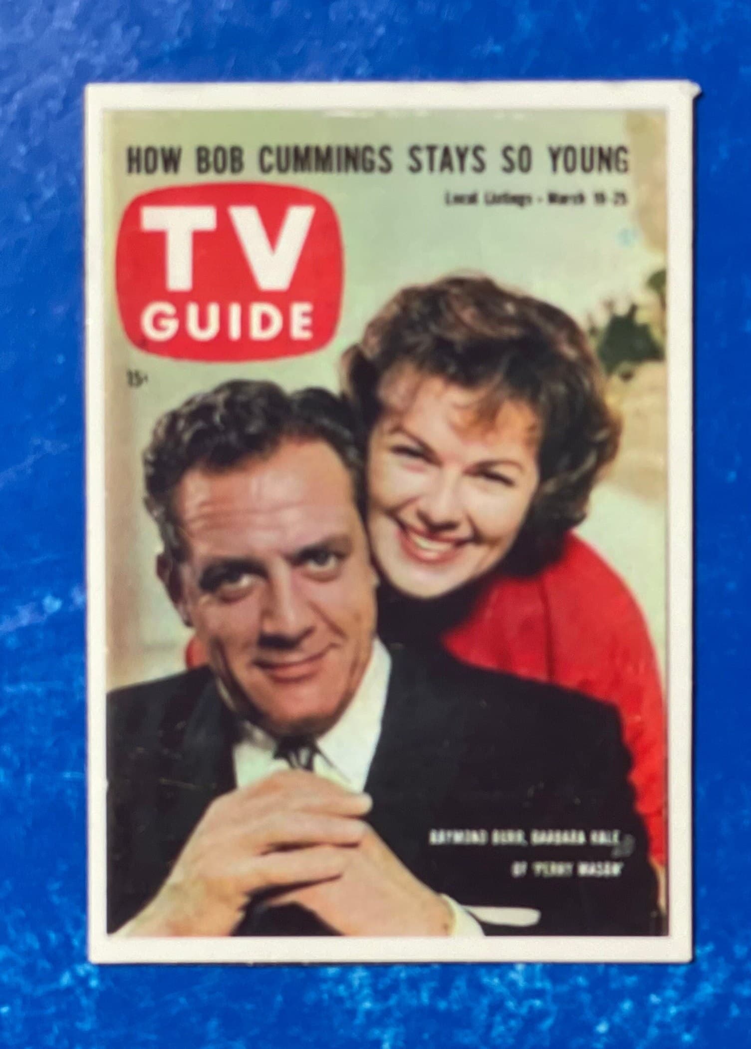 Perry Mason TV Guide Cover Magnets, Raymond Burr Fan Gift, TV Guides, Perry Mason Fan Gift, Barbara Hale, Hamilton Burger - image 5