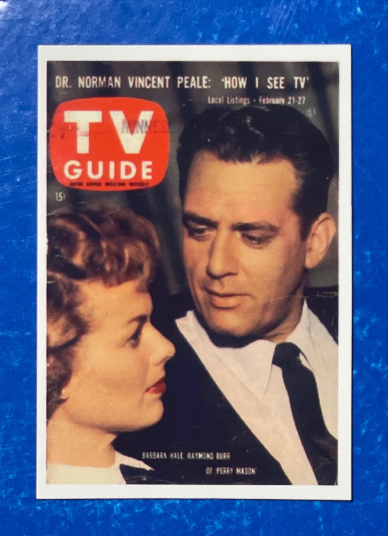 Perry Mason TV Guide Cover Magnets, Raymond Burr Fan Gift, TV Guides, Perry Mason Fan Gift, Barbara Hale, Hamilton Burger - image 3
