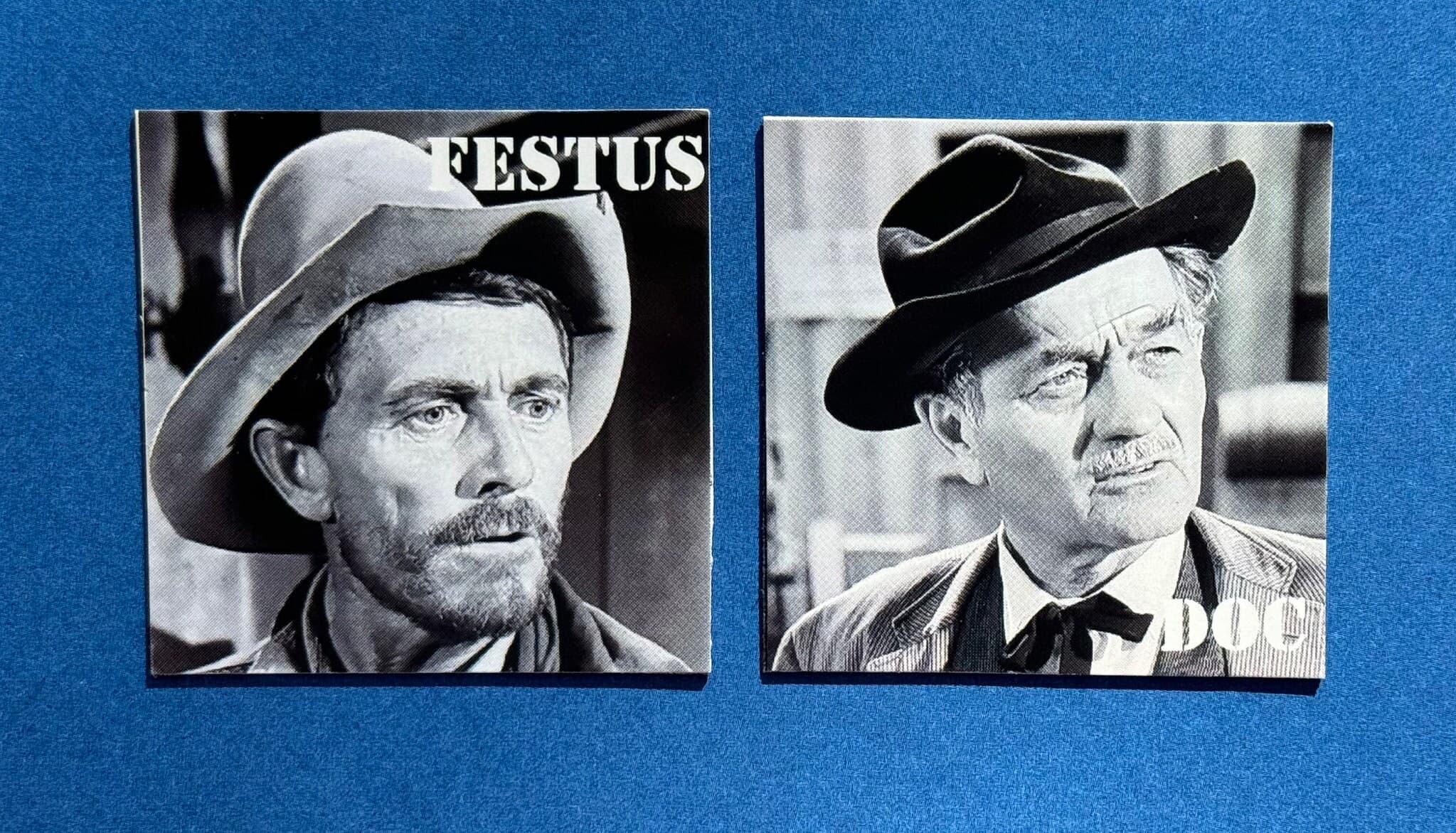 Gunsmoke Cast Magnet Set, Festus, Doc, Chester, TV Westerns, Gunsmoke Fan Gift, Dodge City, - image 4