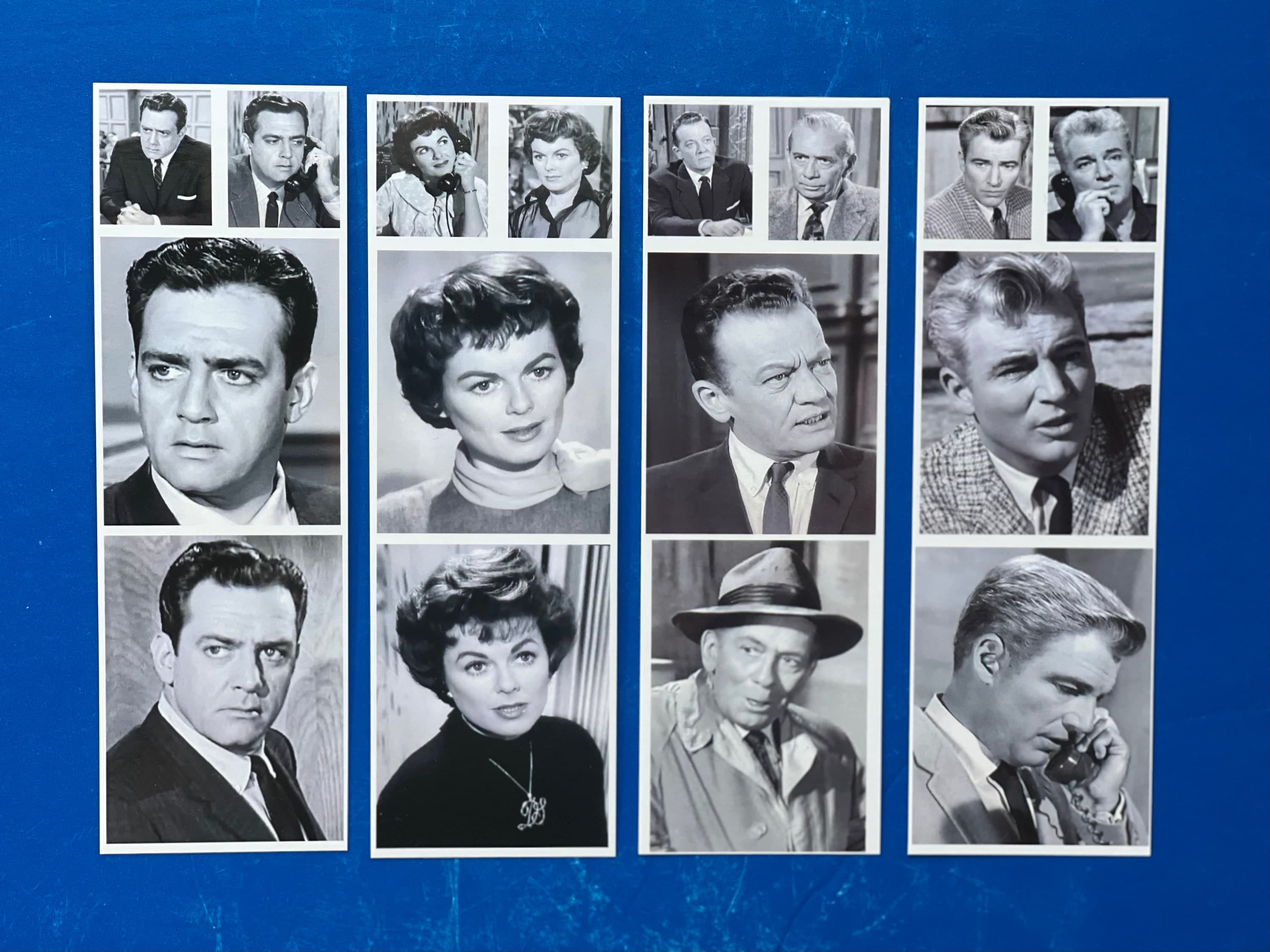Perry Mason TV Show Bookmarks: Classic Cast Set