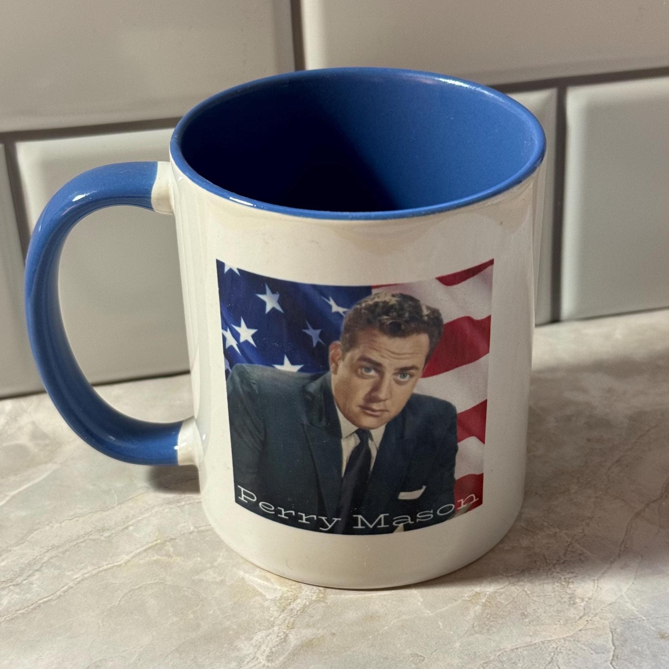 Perry Mason Mug: Raymond Burr, Classic TV Lawyer Gift - image 3