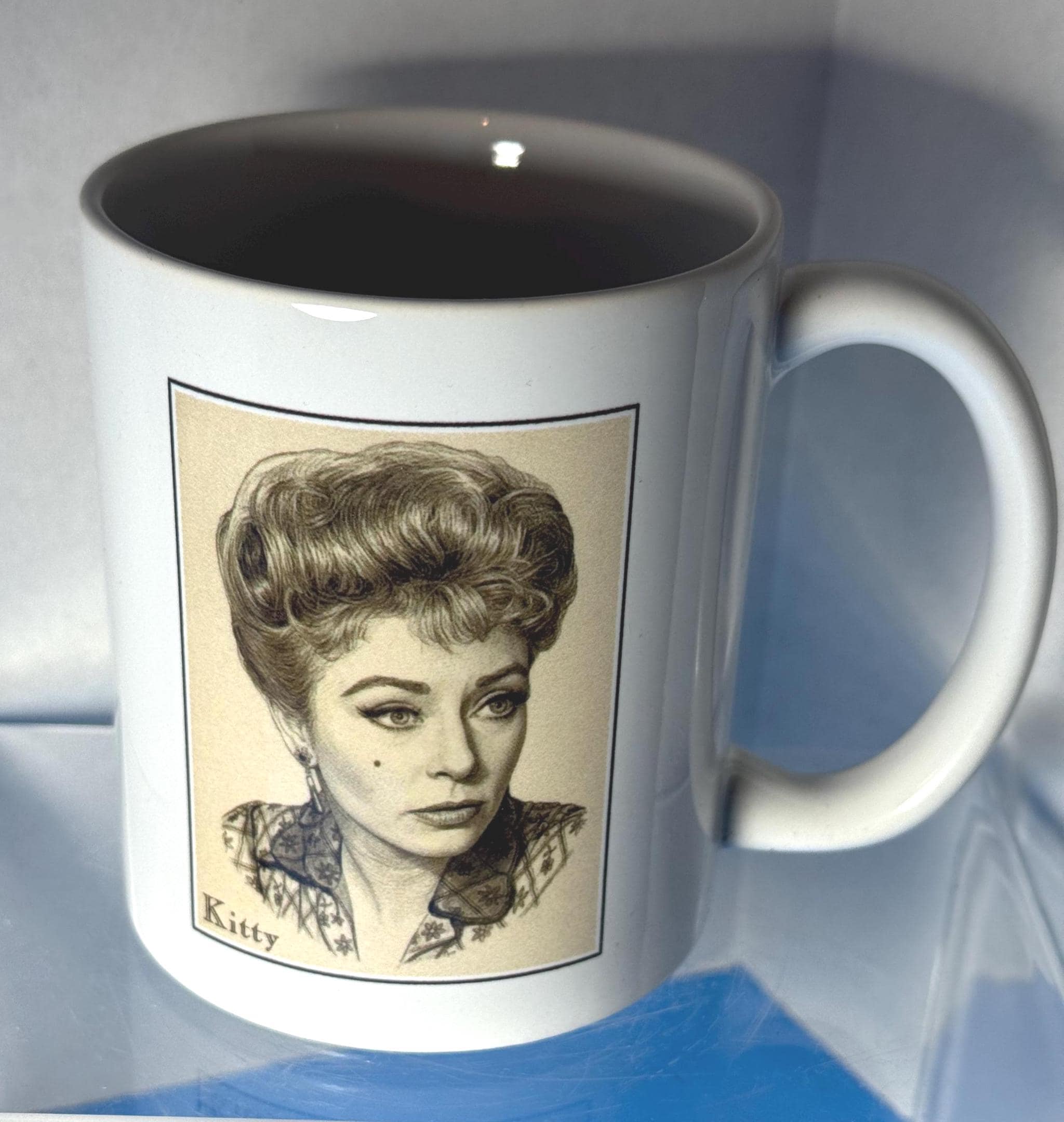 Gunsmoke Miss Kitty Mug, Amanda Blake, Classic Western TV Mug, Coffee Mug for Gunsmoke Fans