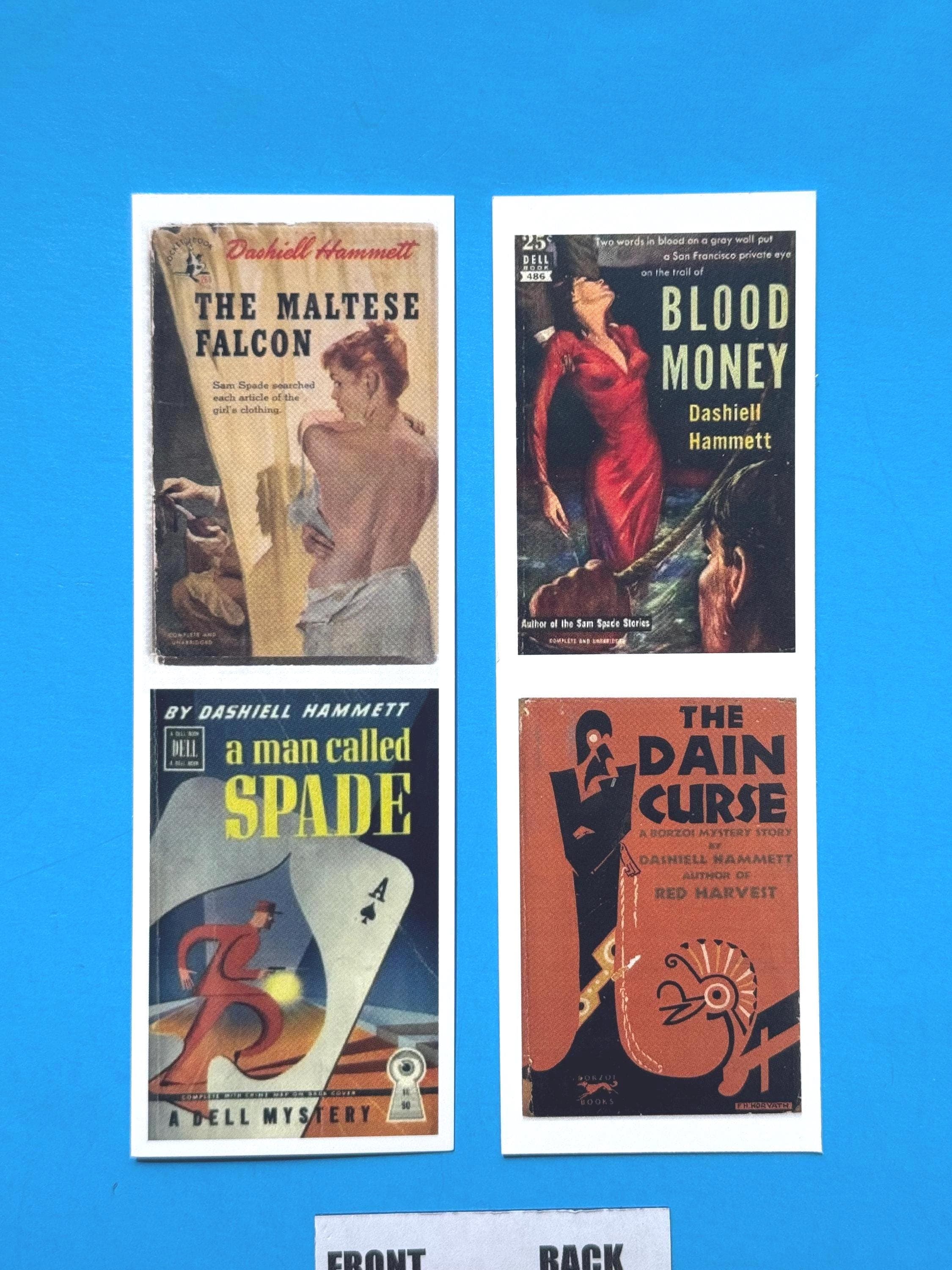 Dashiell Hammett Bookmark: Vintage Mystery Novel Covers - image 5
