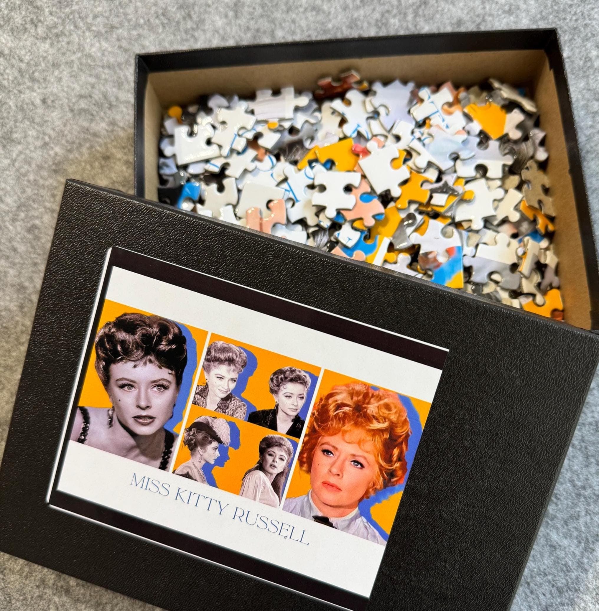 Gunsmoke Miss Kitty Jigsaw Puzzle & Magnet Set: Amanda Blake Fan Gift