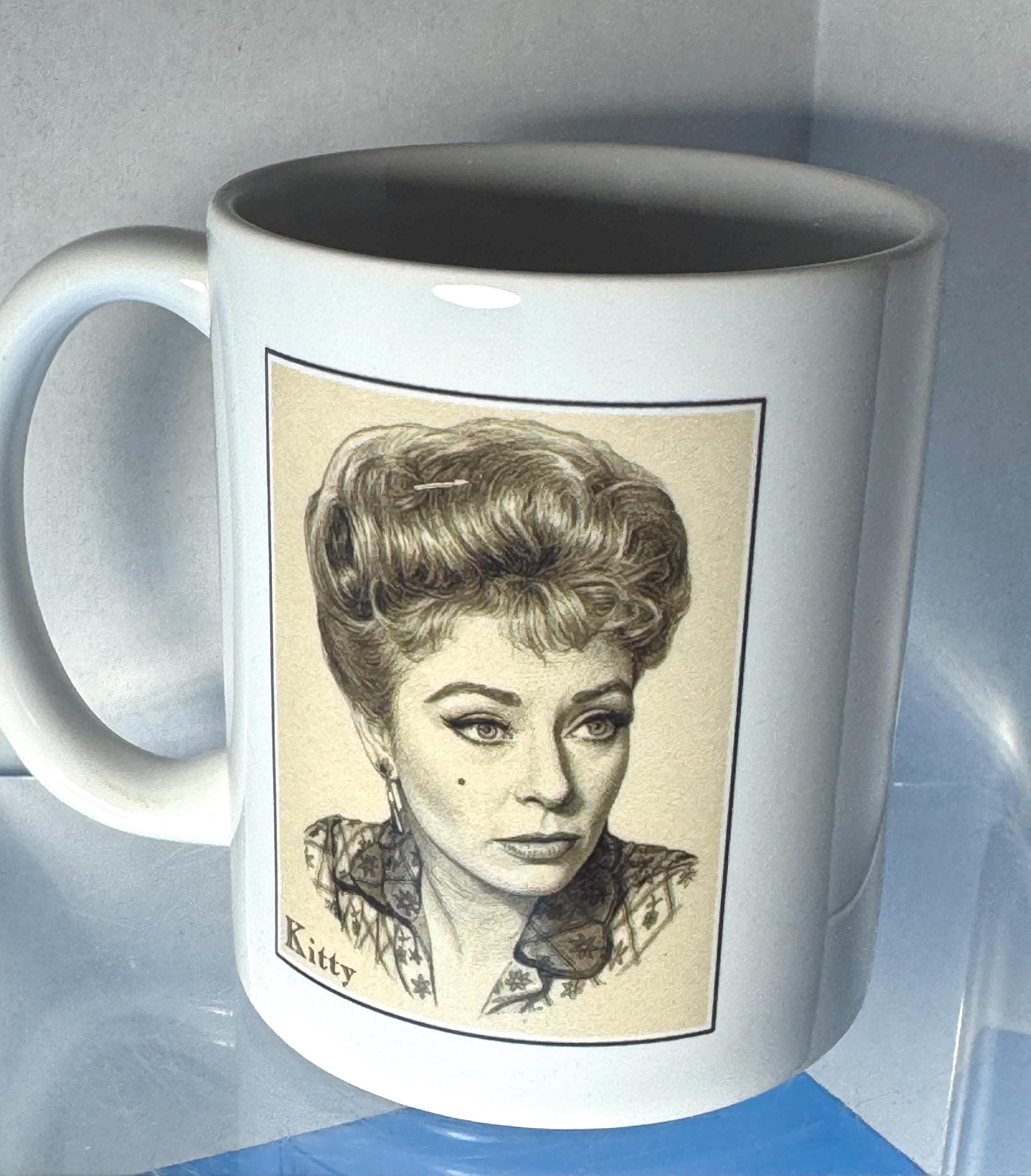 Gunsmoke Miss Kitty Mug, Amanda Blake, Classic Western TV Mug, Coffee Mug for Gunsmoke Fans - image 3