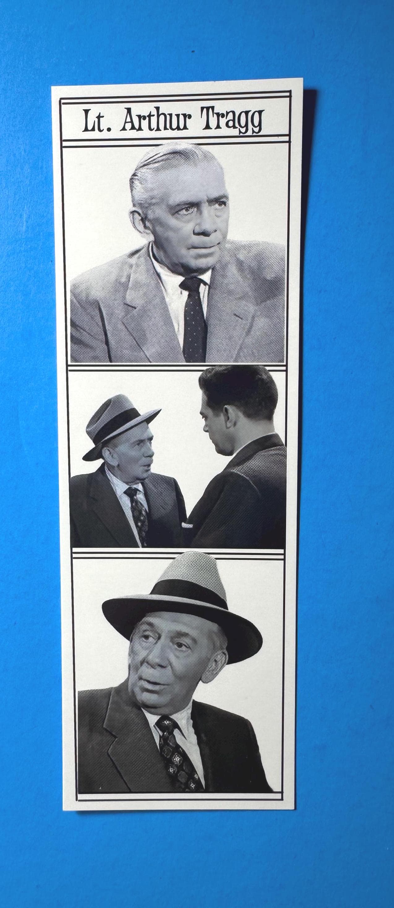 Perry Mason Bookmark Set, Hamilton Burger, Lt. Tragg Fan Gift, Ray Collins, Lt. Tragg Bookmark, Perry Mason, Raymond Burr - image 5