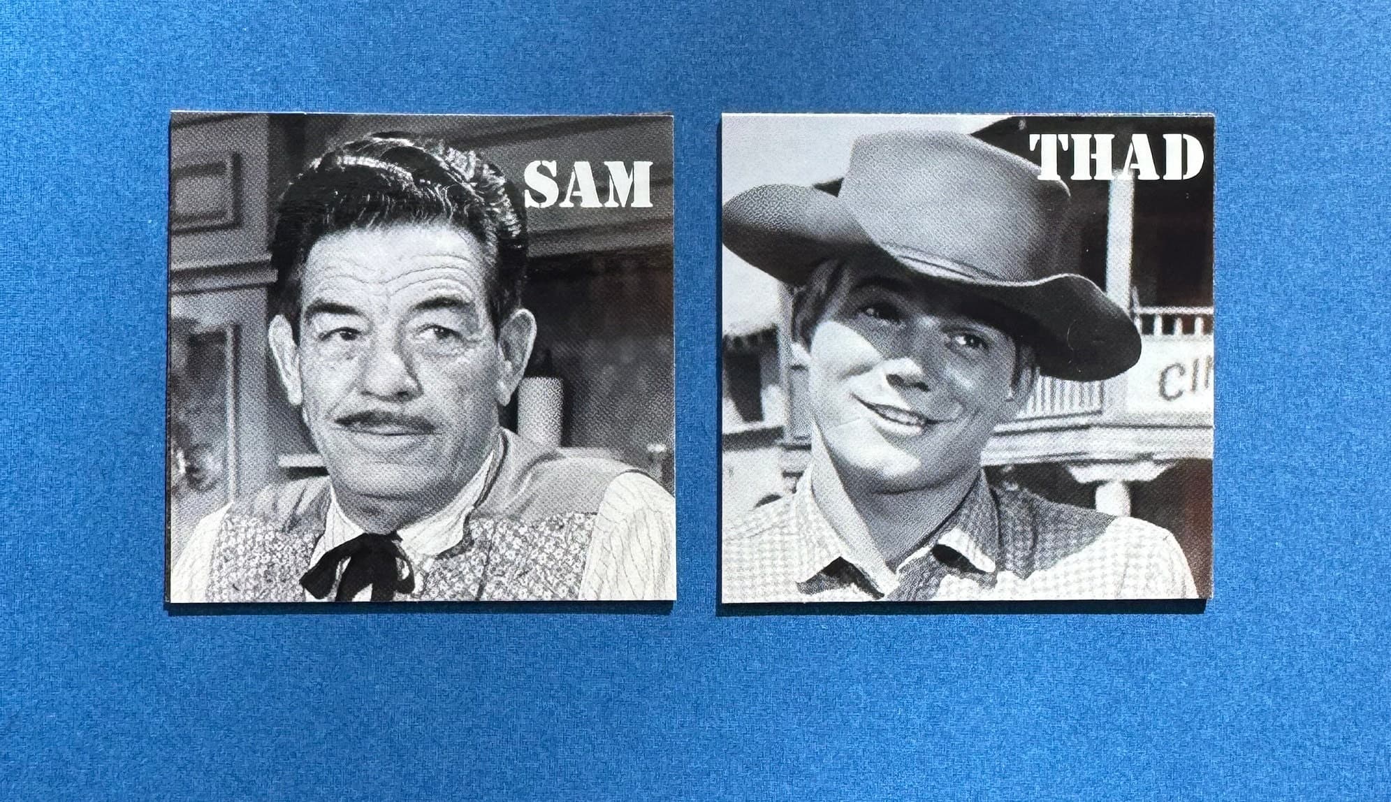 Gunsmoke Cast Magnet Set, Festus, Doc, Chester, TV Westerns, Gunsmoke Fan Gift, Dodge City, - image 5