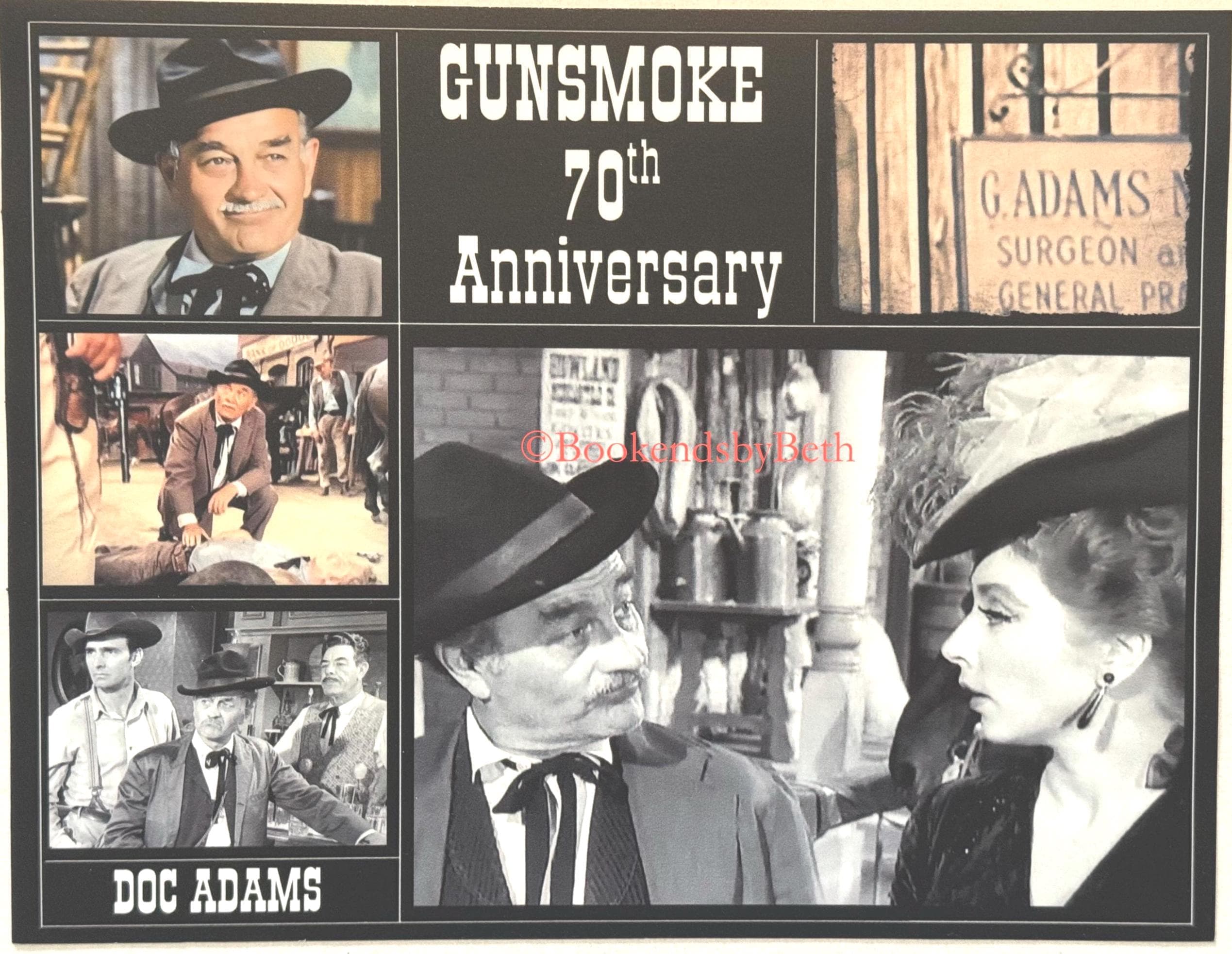 Gunsmoke 70th Anniversary Poster: Doc Adams Collage - image 3