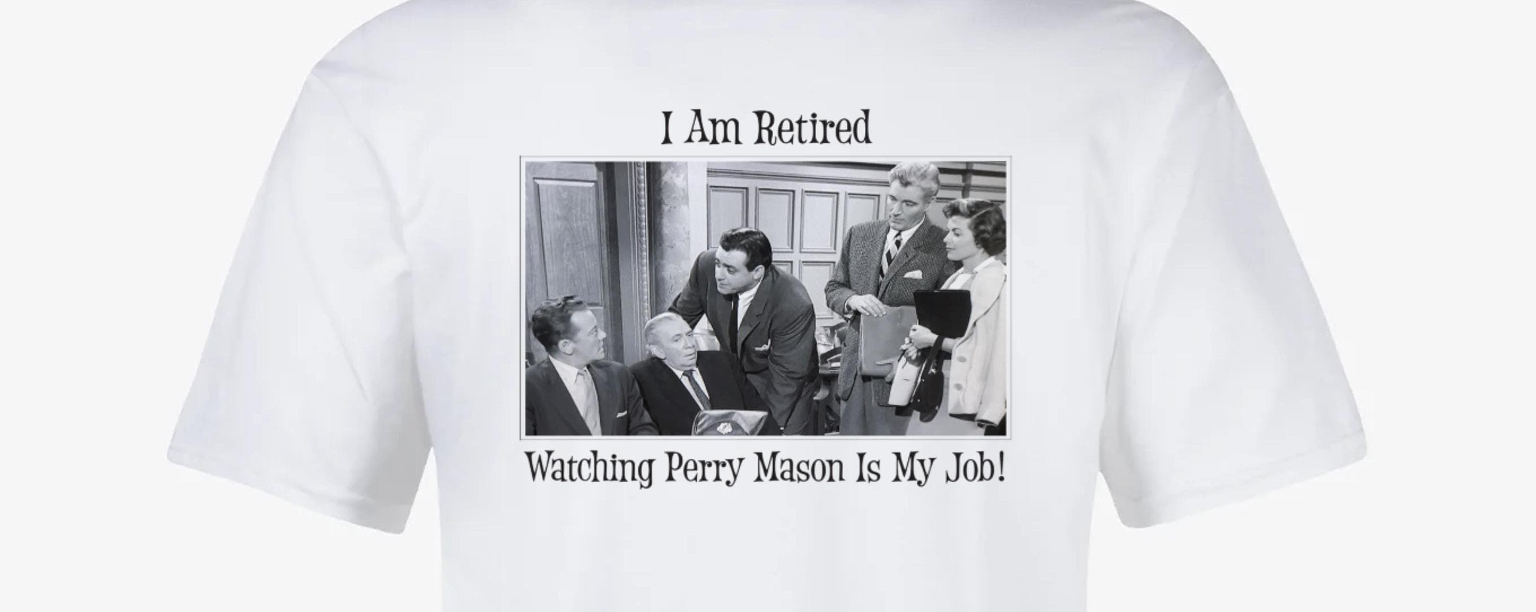 Perry Mason T-Shirt, Raymond Burr, Perry Mason Cast Shirt, Perry Mason, Barbara Hale, Tee Shirt Size X-Large - image 3