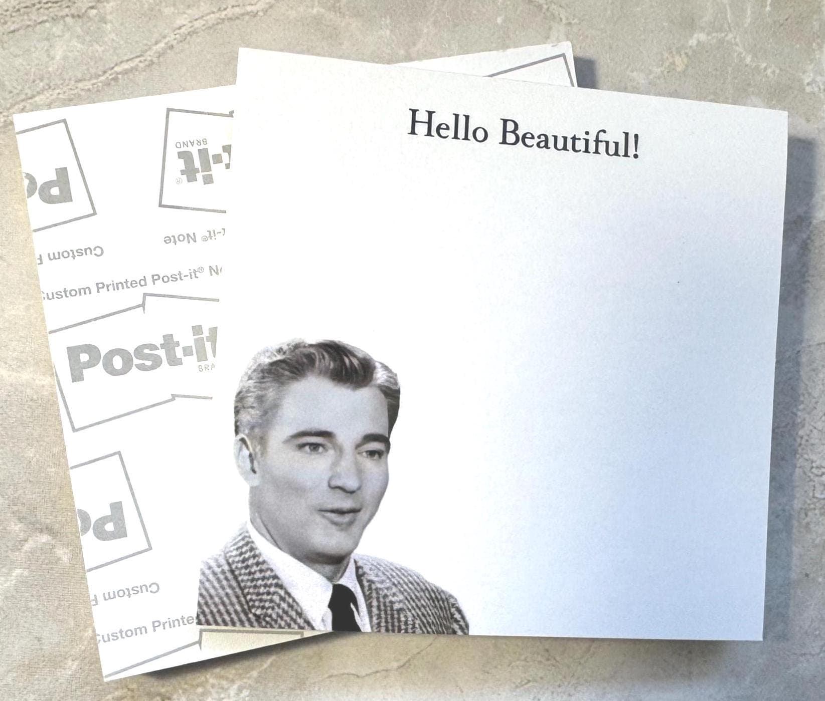 Perry Mason Post-It Notes, Paul Drake, William Hopper, "Hello Beautiful!" Perry Mason Sticky Notes - image 4