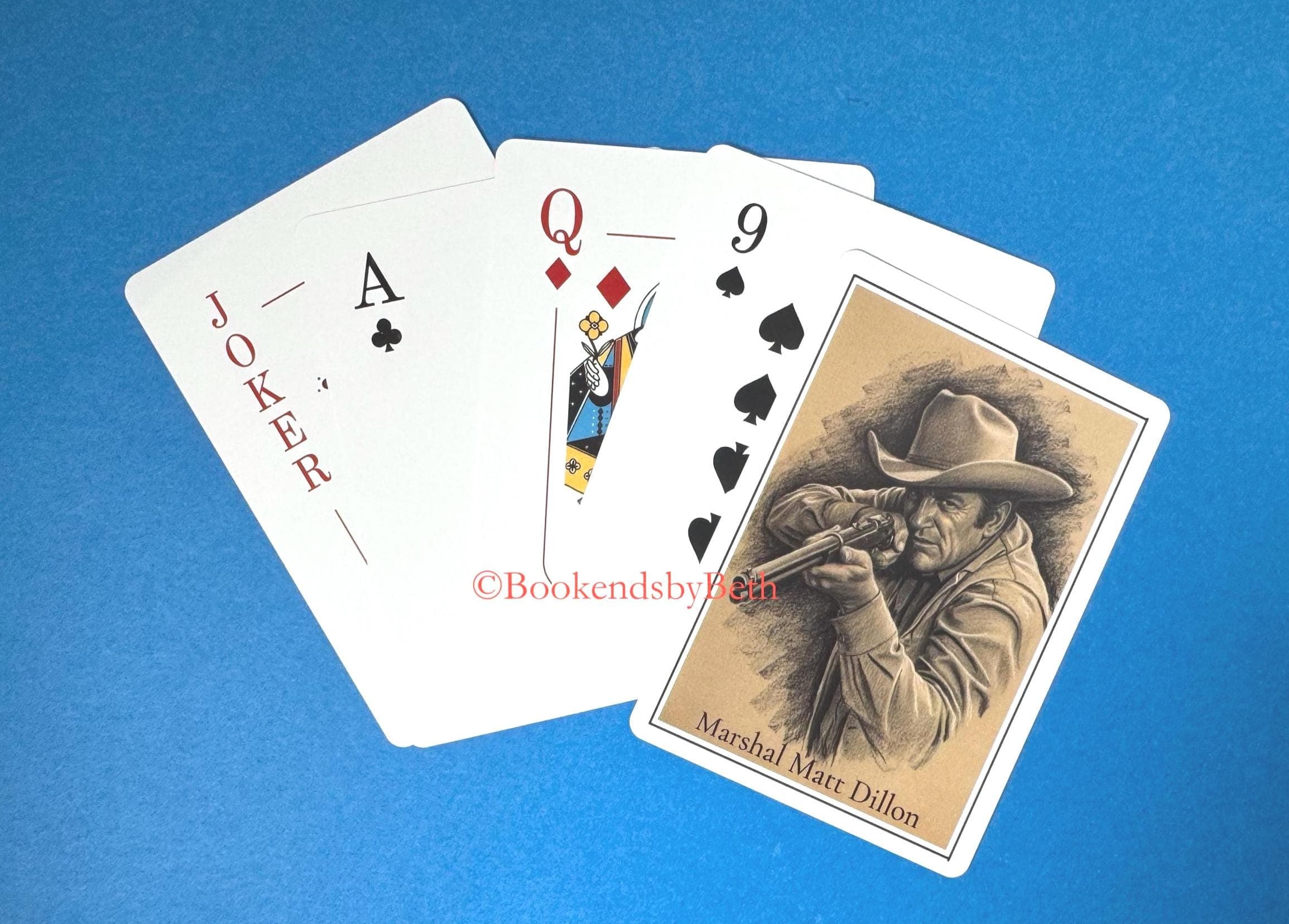 Gunsmoke Matt Dillon Card Deck, Marshal Dillon, Gunsmoke Fan Gift, Classic TV Westerns Playing Cards, James Arness, Father's Day Gift