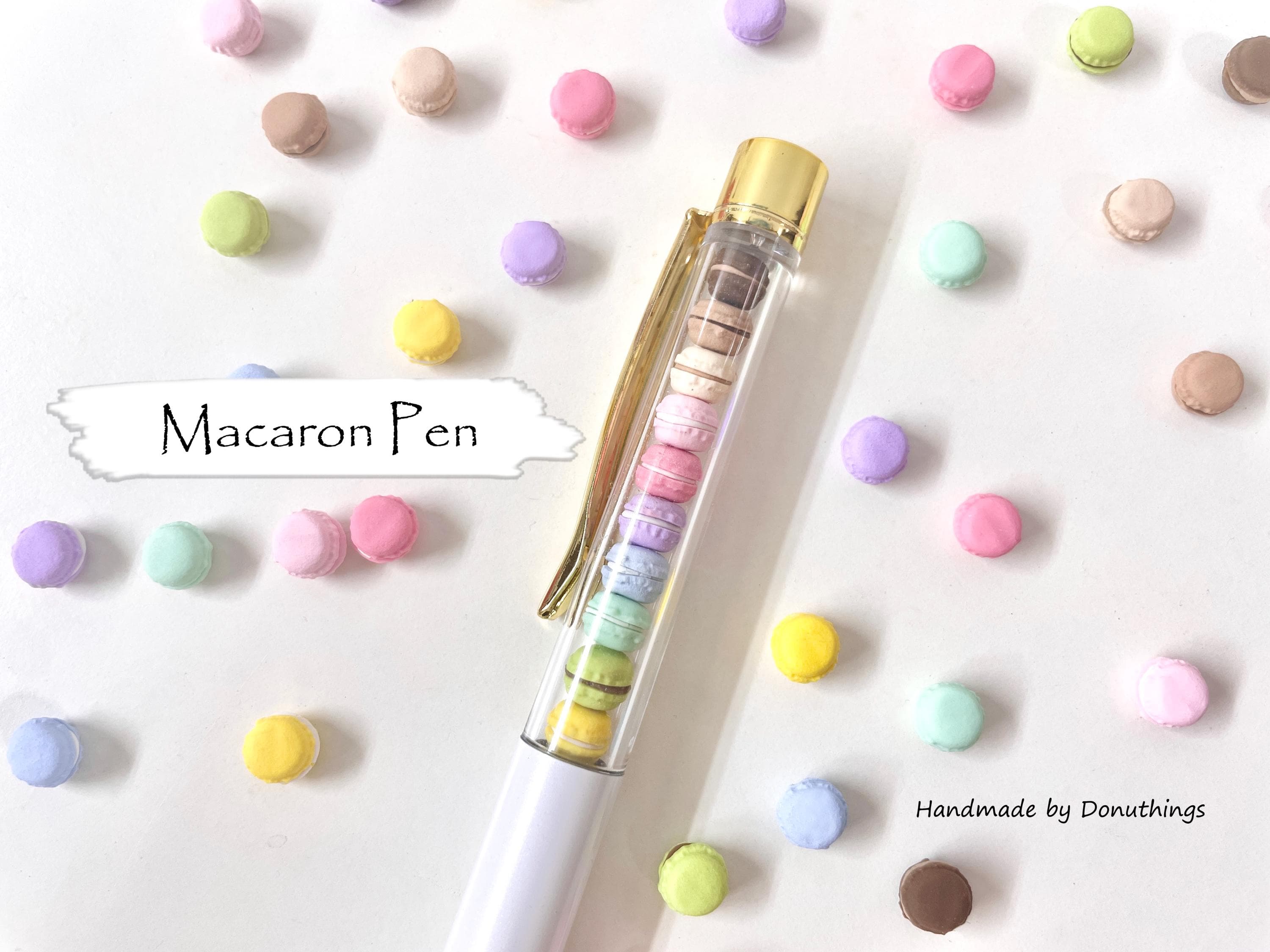 French Macaron Ball Point Pen (Handmade by Donuthings)