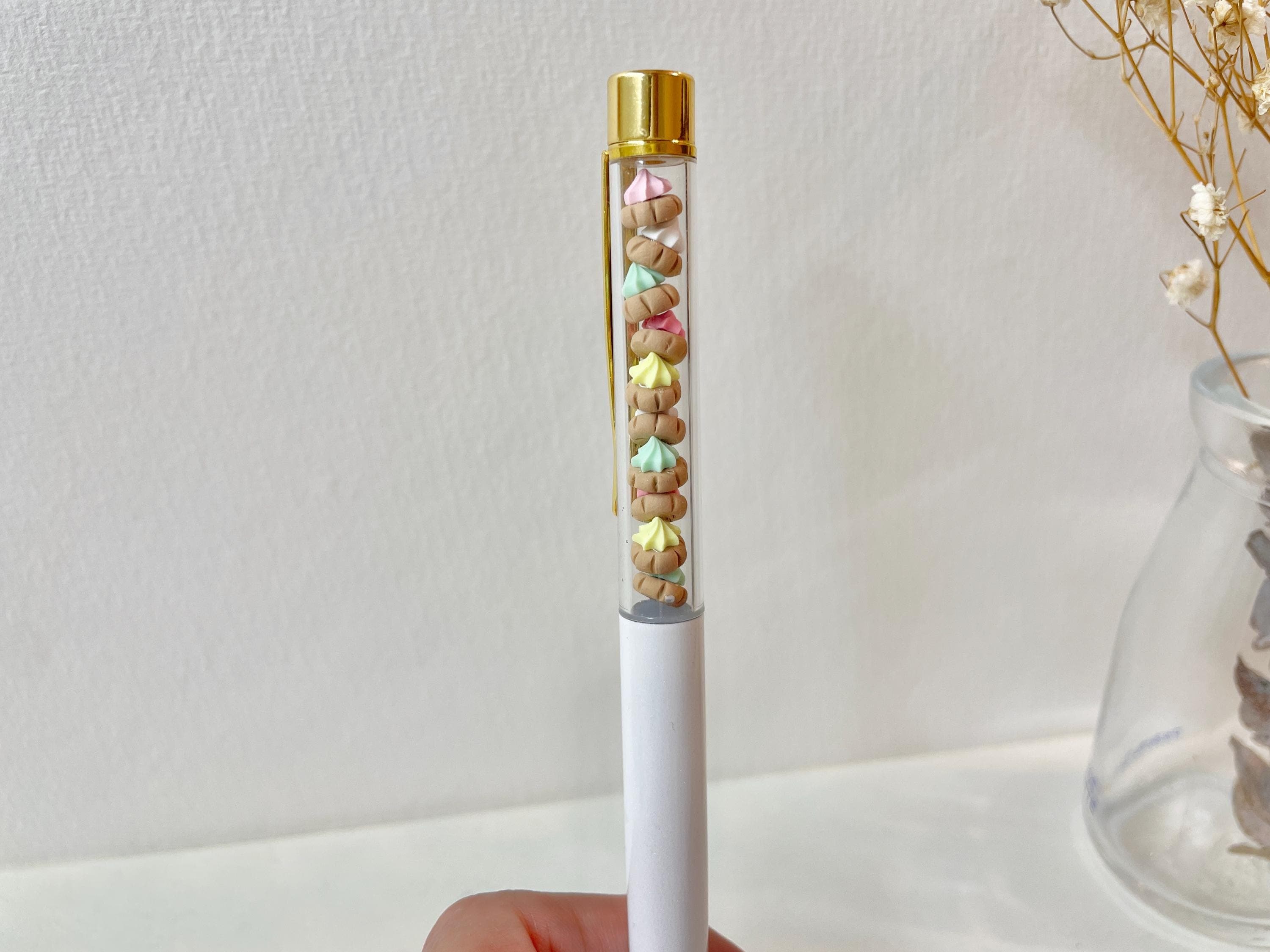 Jewel Gem Biscuit Shaker Ball Point Pen (Handmade by Donuthings) - image 3