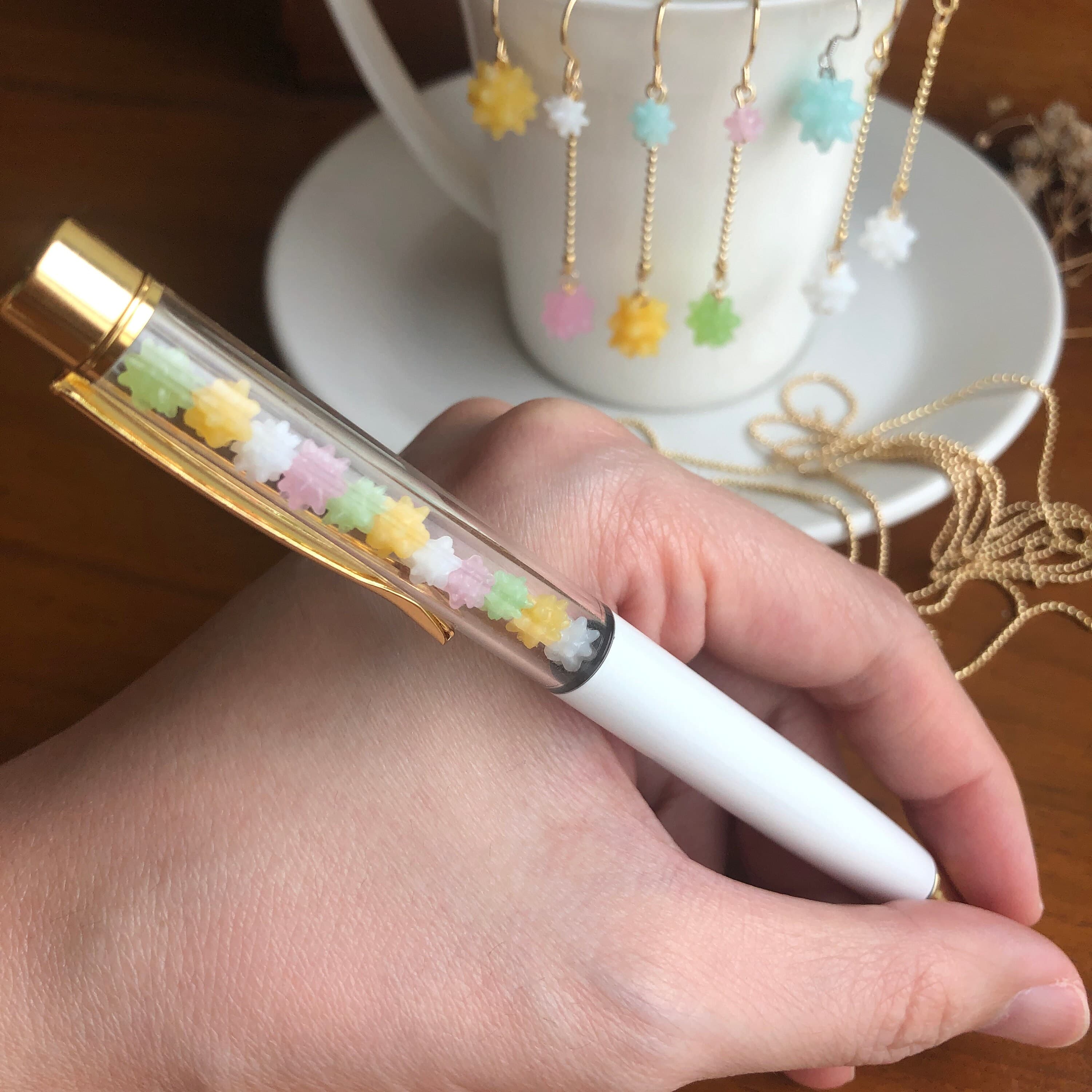 Star Fragments Shaker Ball Point Pen (Handmade by Donuthings) - image 3