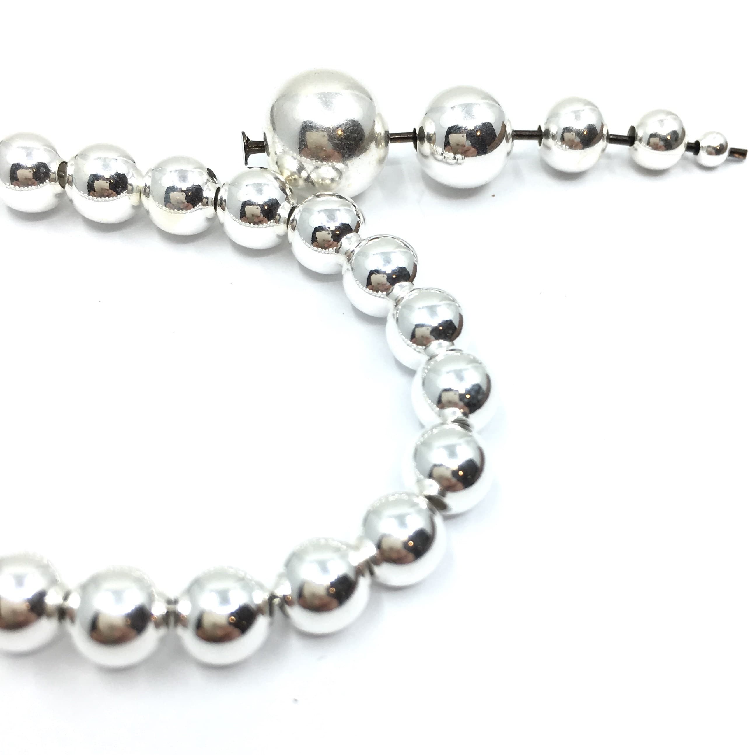6mm 10 beads Sterling Silver , Sterling Bead for Bracelet, DIY Bracelet, Beads, 0.925 Silver beads, Italian Silver Beads, Canadian Seller
