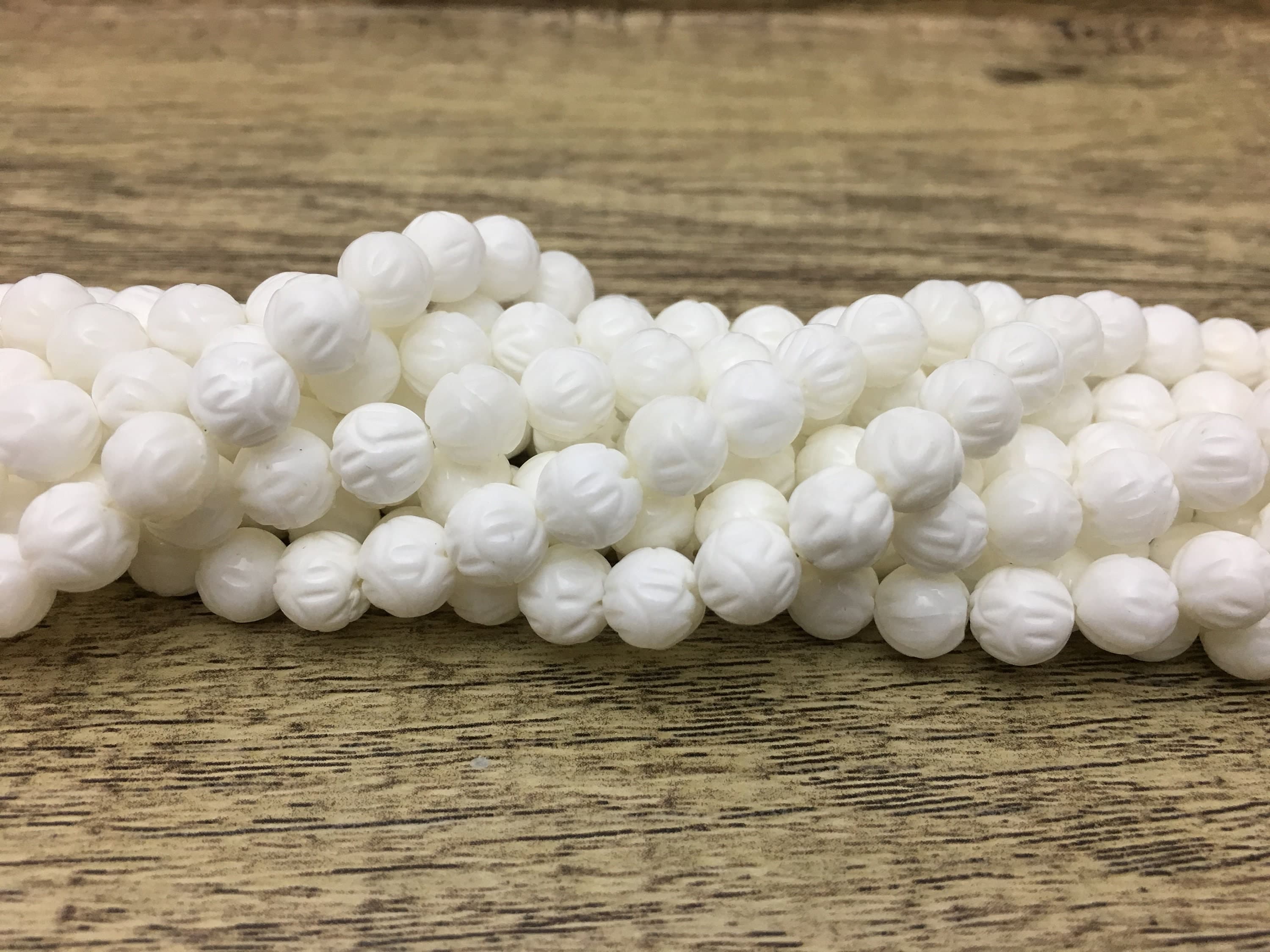 White tridacna, Flower carved beads, white shell bead, clam shell, round shell beads 12mm clam shell bead, Canadian supplier