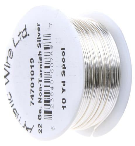ART WIRE 18G Non Tarnish Silver plate, 20G, 22G, 24G, 26G, 28G, Artistic wire, wire to wrap stones, Stone Wrapping wire, Canadian Supplier - image 4