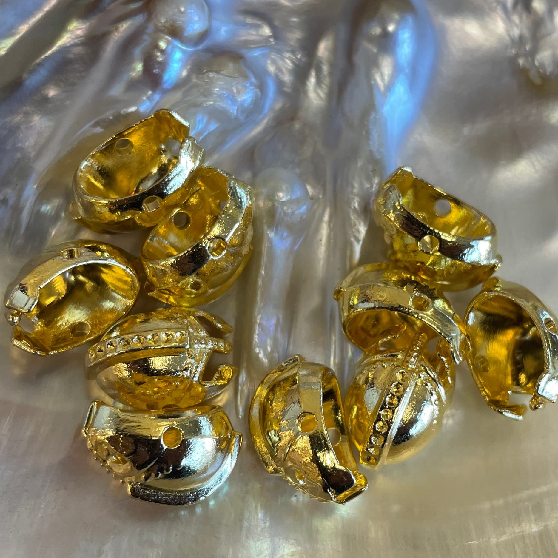 Alloy Gold and Rhodium Warrior Head Bead, Pack of 3, Warrior Head Bead, Jewelry Findings, Pendant Findings, Earring Findings - image 3