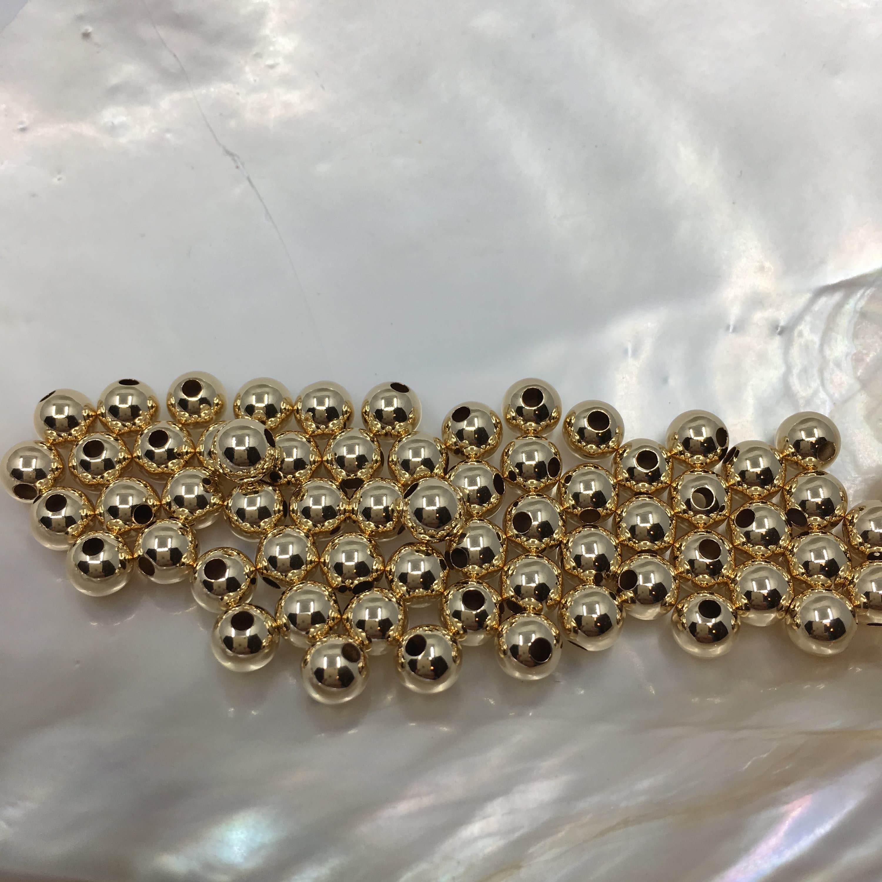 Gold filled 1/20 14K, 10mm Gold filled, 14K Bracelet, Gold Filled Beads, Gold filled loose beads, 14K Canadian company, 1 Pc - image 4