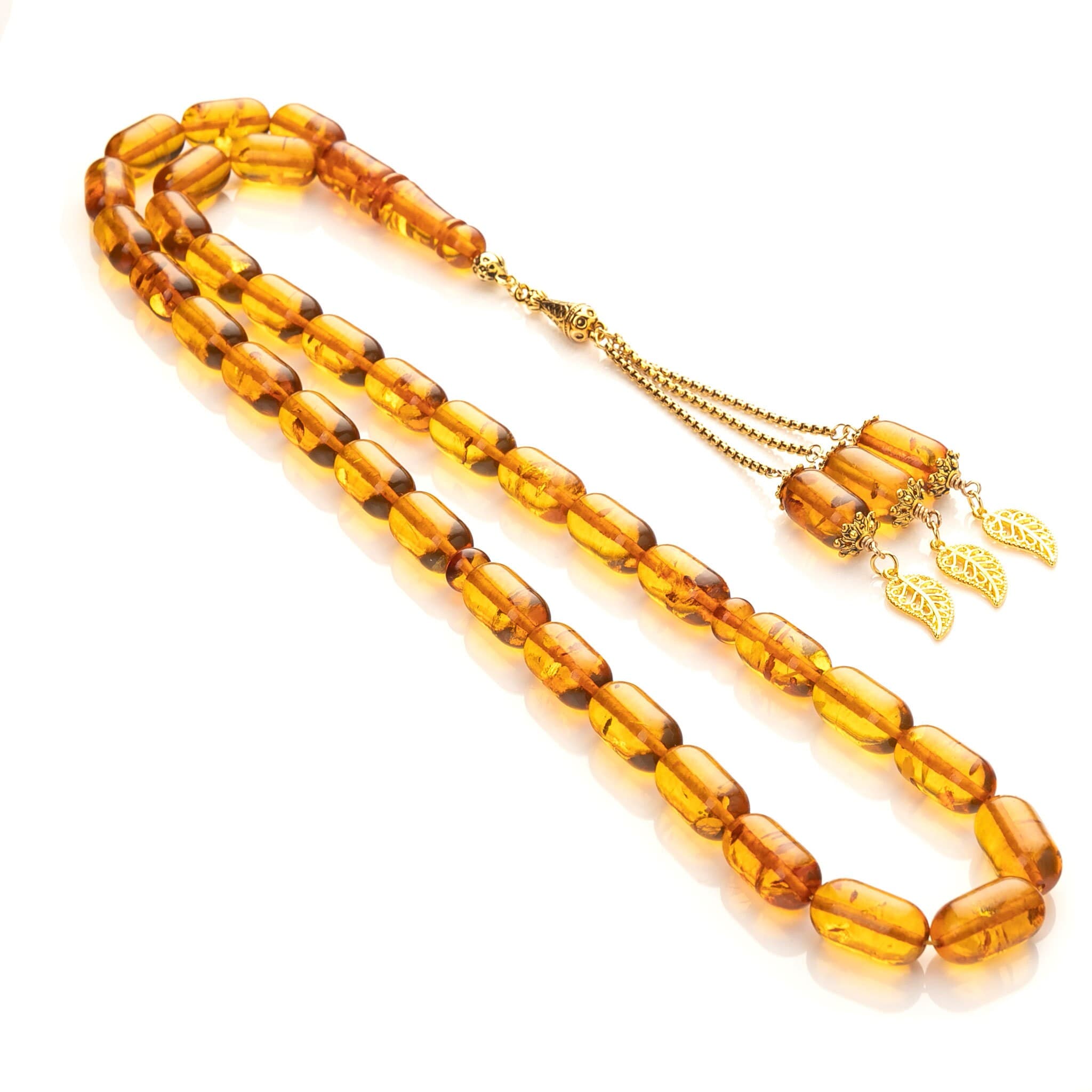 Amber Tasbih| 33 Islamic Prayer Beads,56g|Amber Misbaha|Tesbih|Sibha|مسبحة عنبر| - image 5